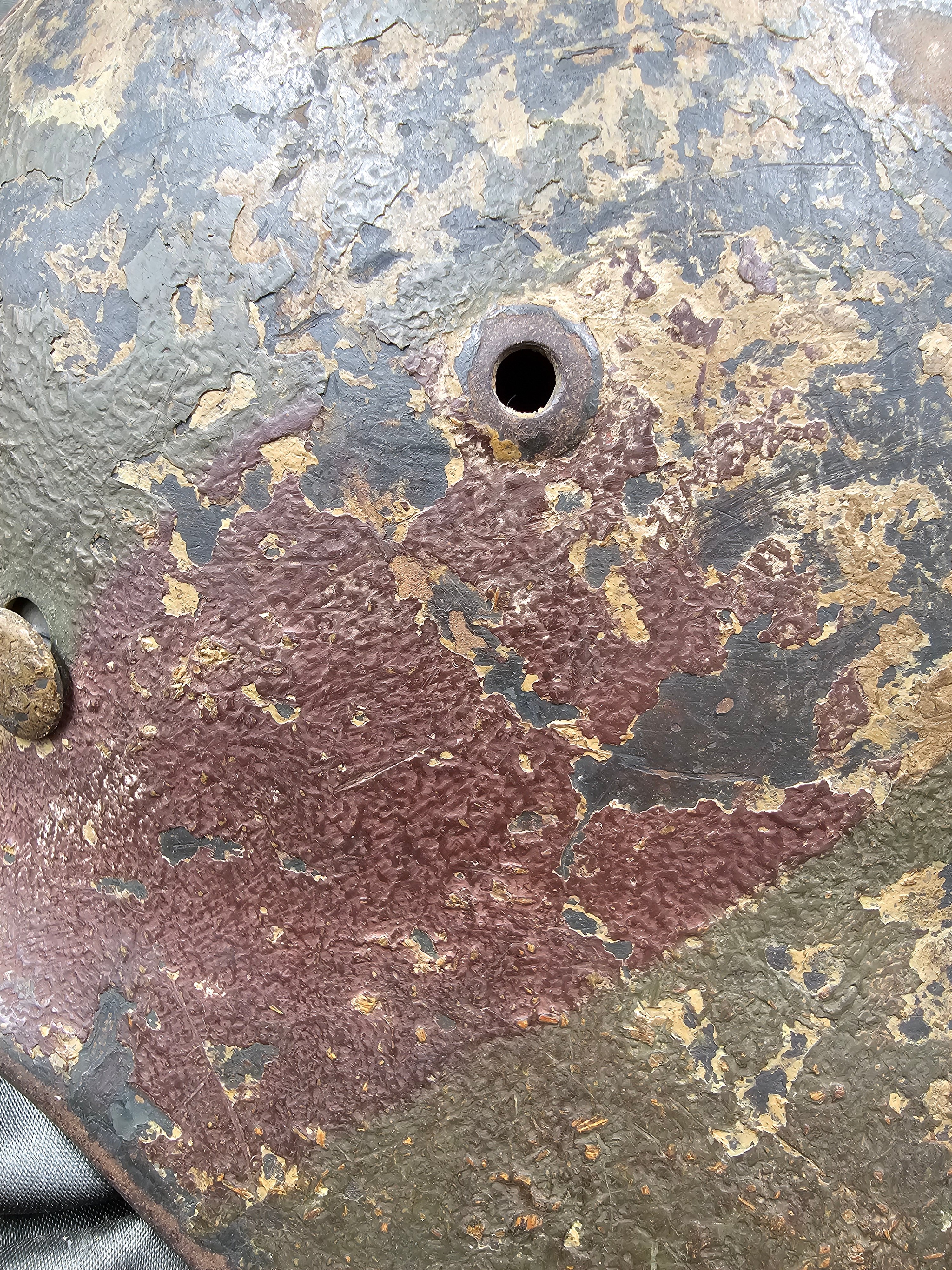 WWII GERMAN ARMY M40 NORMANDY CAMO HELMET — image 5