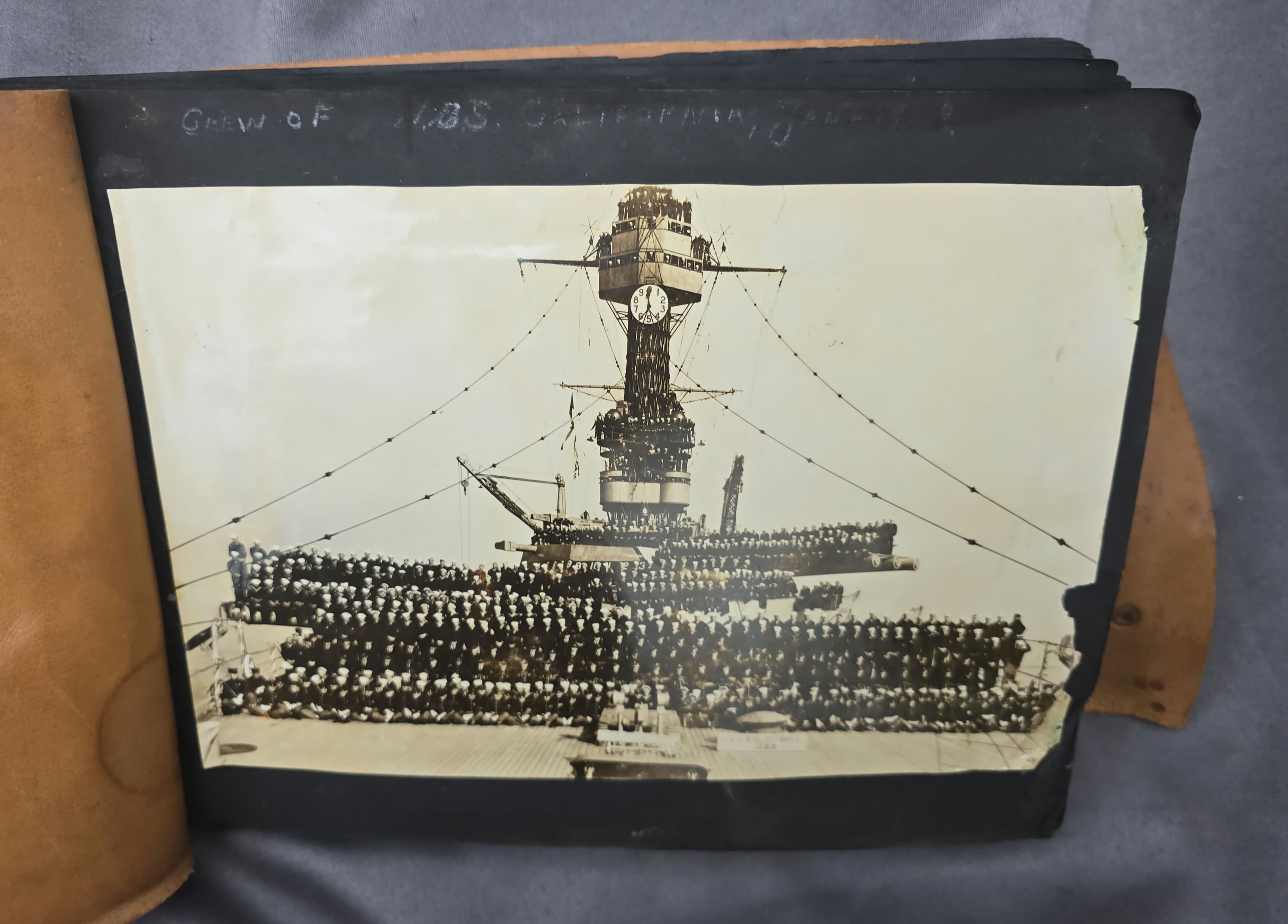 Battleship USS California 1920's Photo Album — image 2