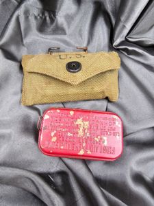 WWII US CARLISLE AND FIRST AID POUCH