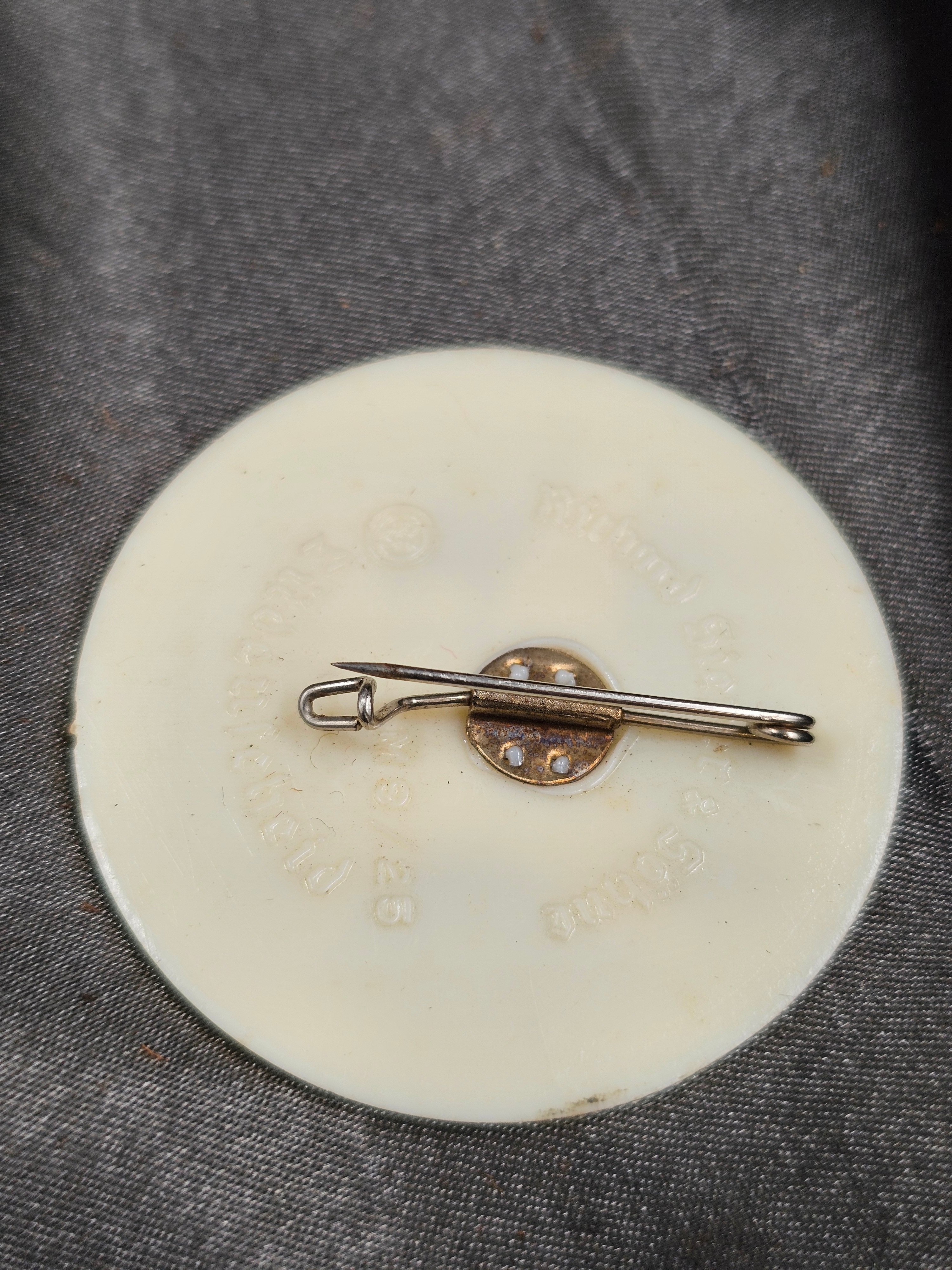 WWII GERMAN HJ 1939 REGIONAL MEETING TINNIE — image 3