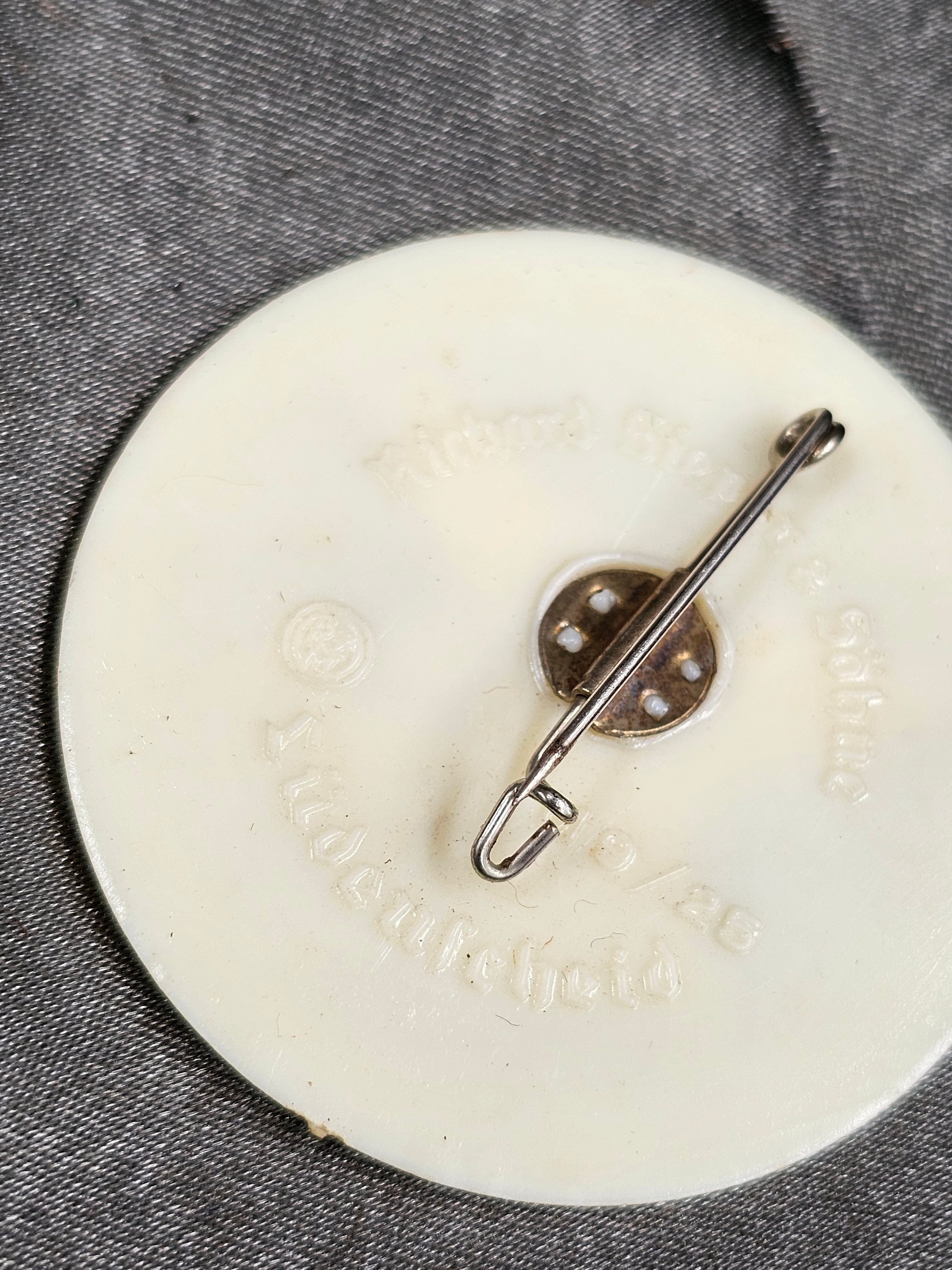 WWII GERMAN HJ 1939 REGIONAL MEETING TINNIE — image 5