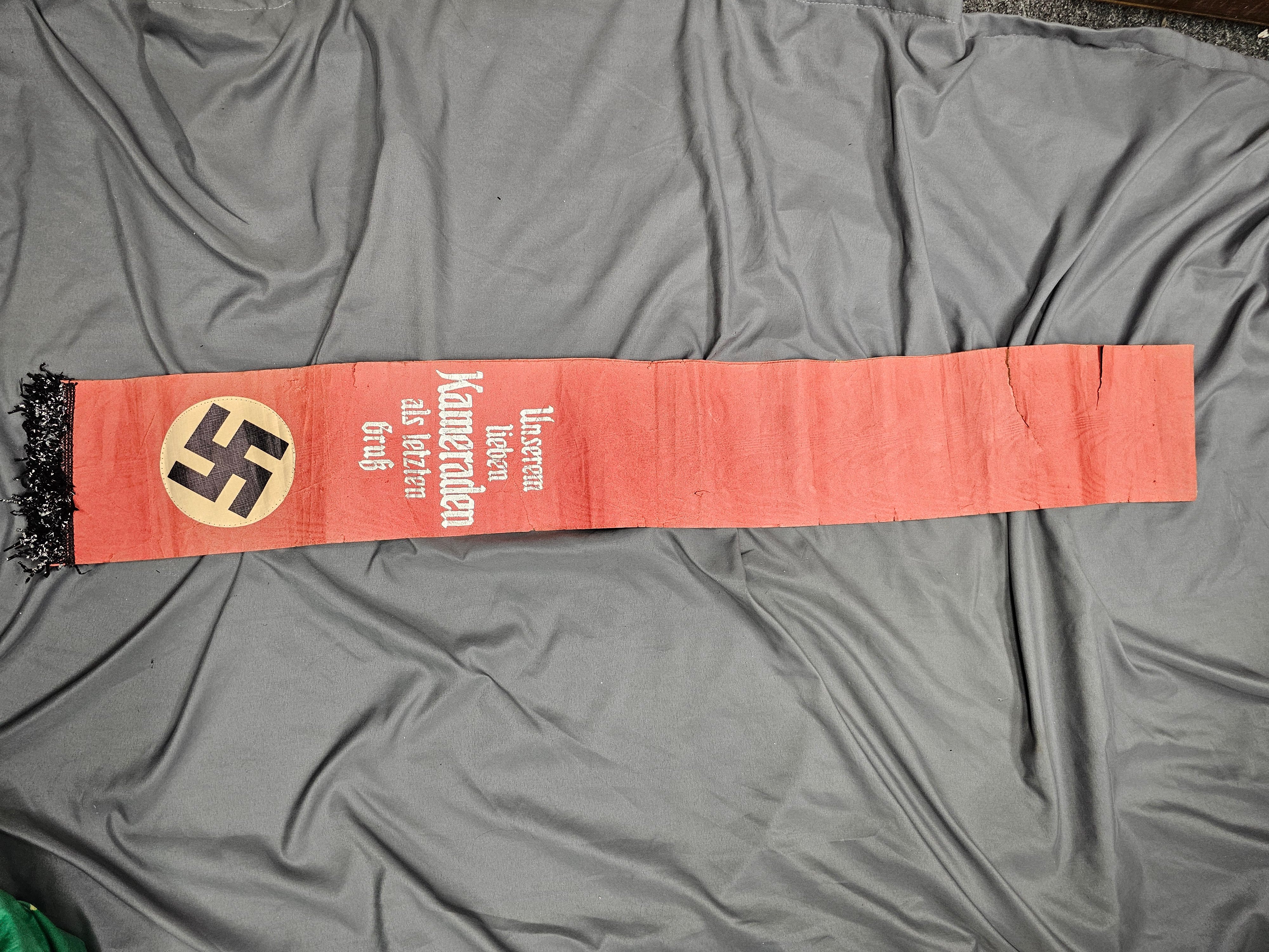 WWII GERMAN PAPER SASH — image 3