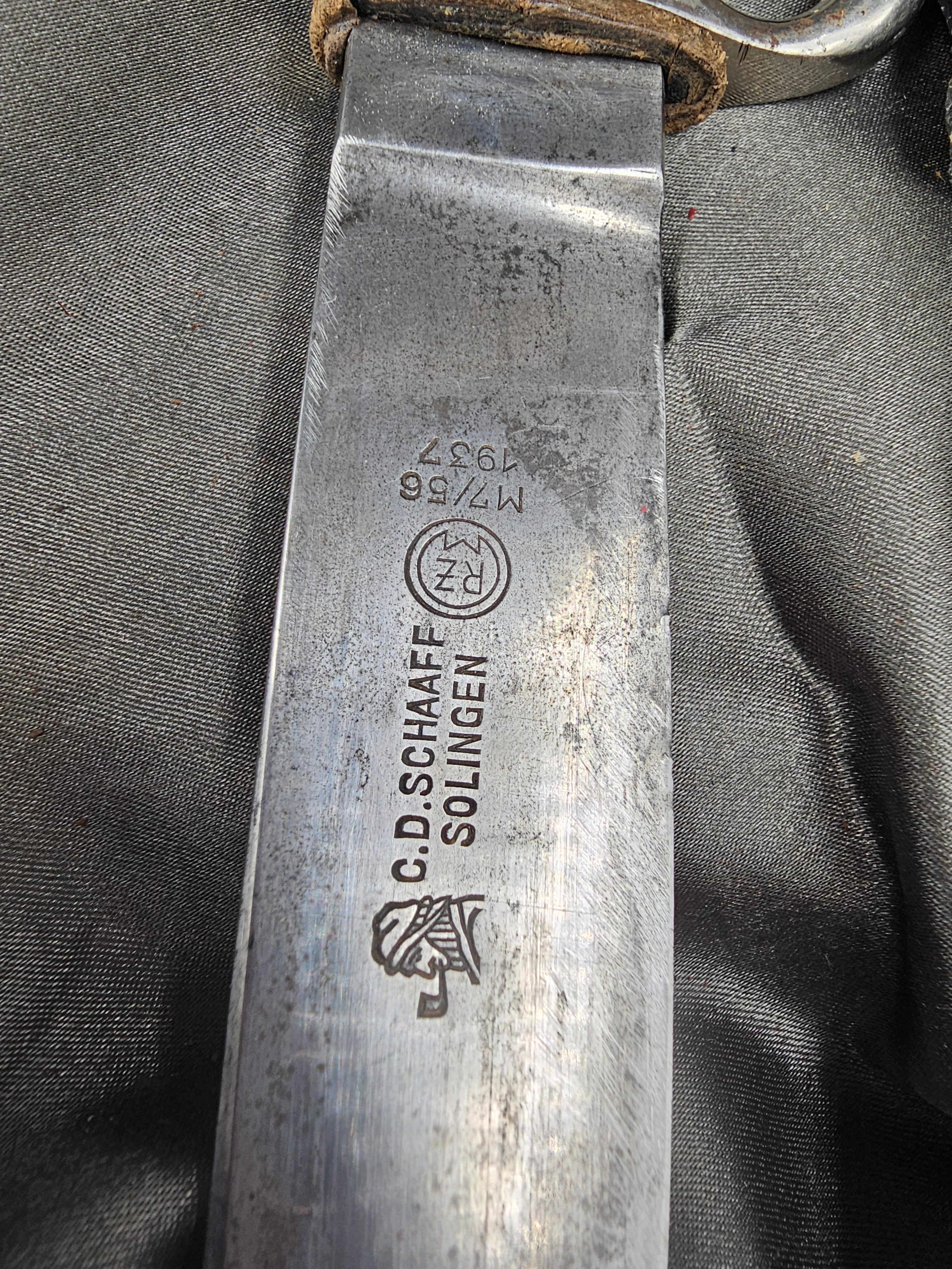 WWII GERMAN HITLER YOUTH KNIFE WITH MOTTO — image 3