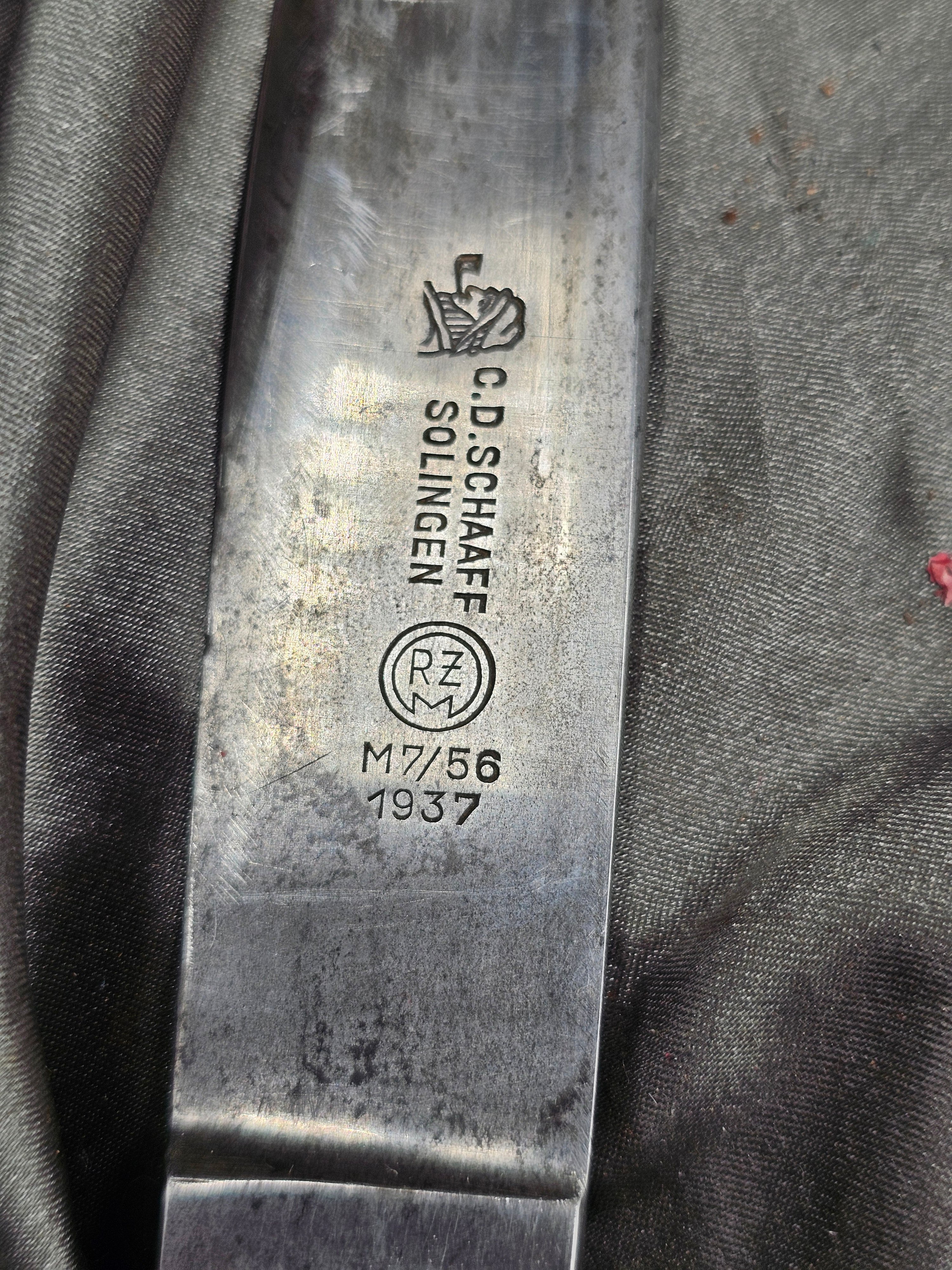 WWII GERMAN HITLER YOUTH KNIFE WITH MOTTO — image 4