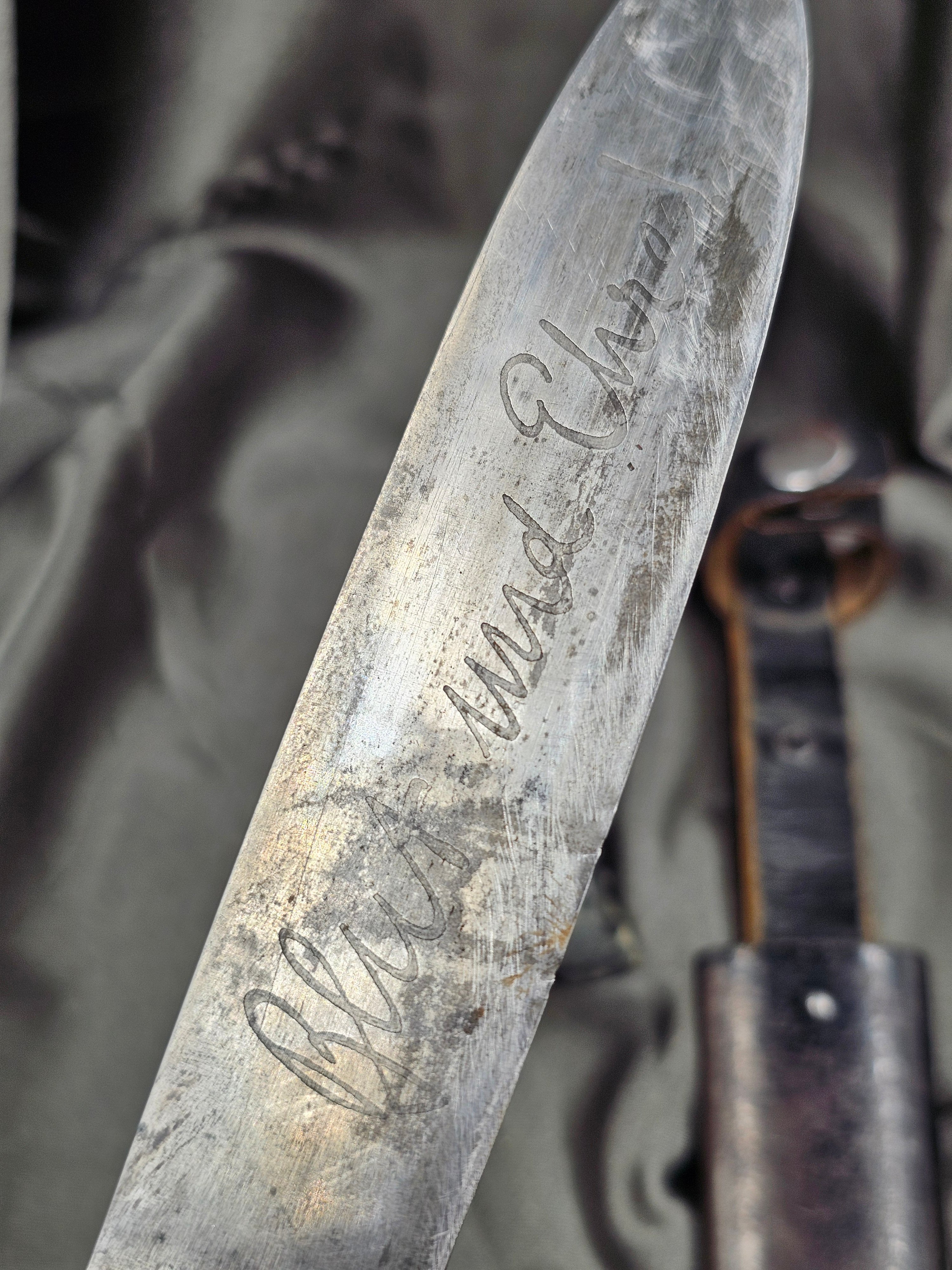 WWII GERMAN HITLER YOUTH KNIFE WITH MOTTO — image 9