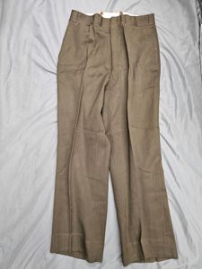 WWII US OFFICER FOREST GREEN TROUSERS
