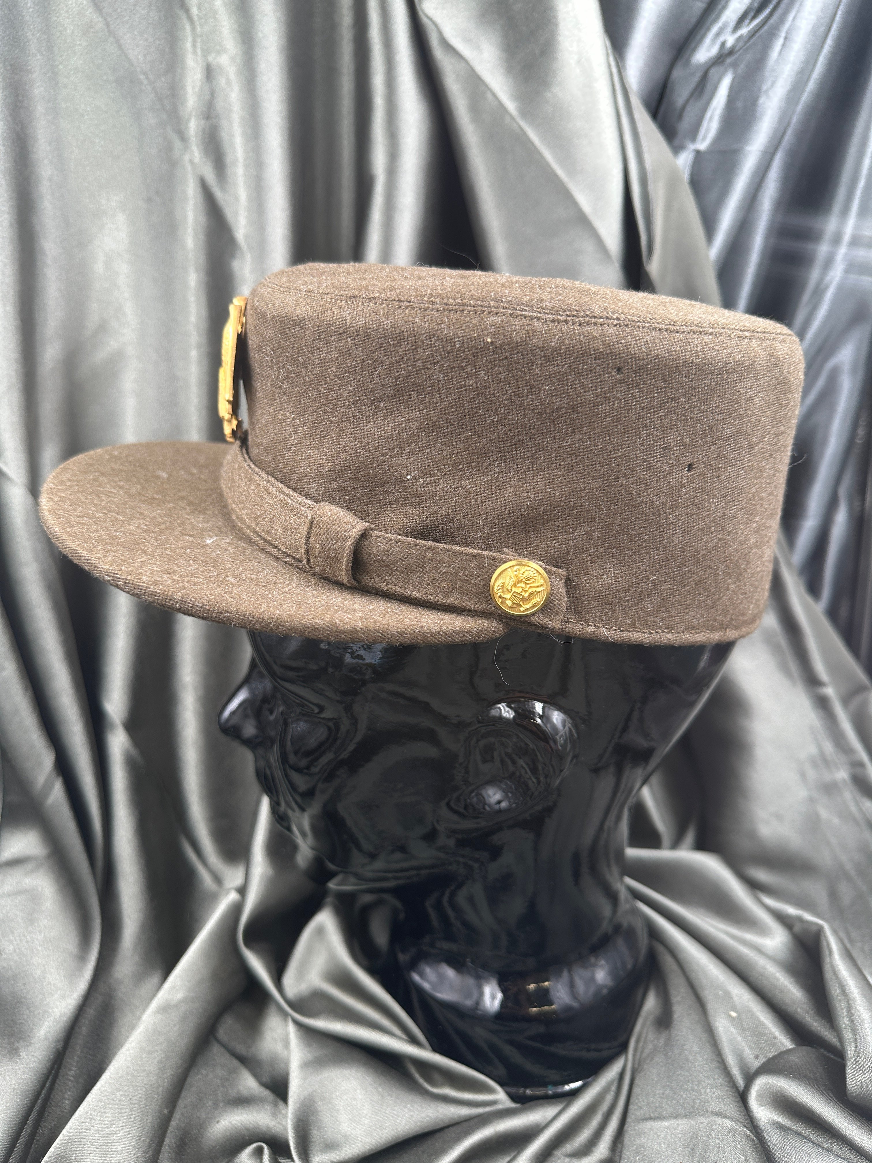 WWII ERA WAAC OFFICER VISOR CAP 22 — image 4