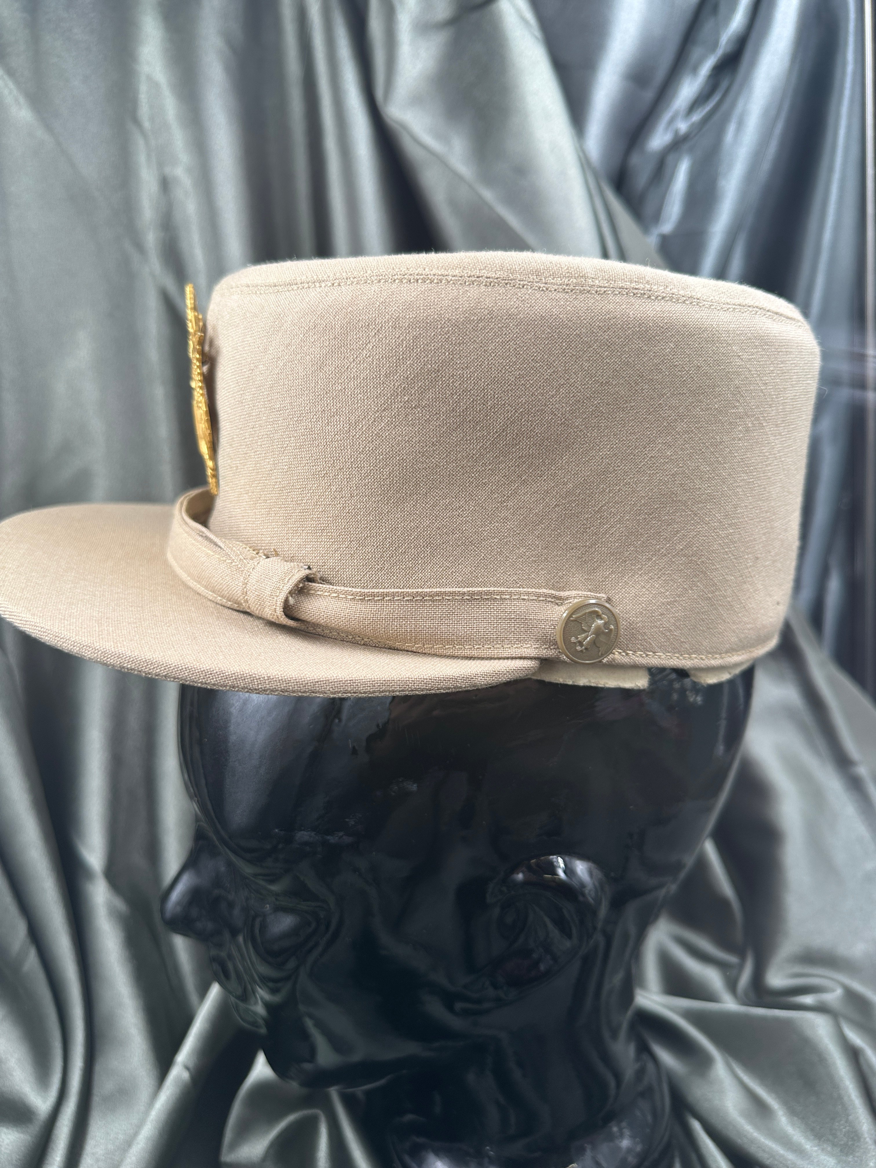 WWII ERA WAAC OFFICER SUMMER VISOR CAP 22 — image 2