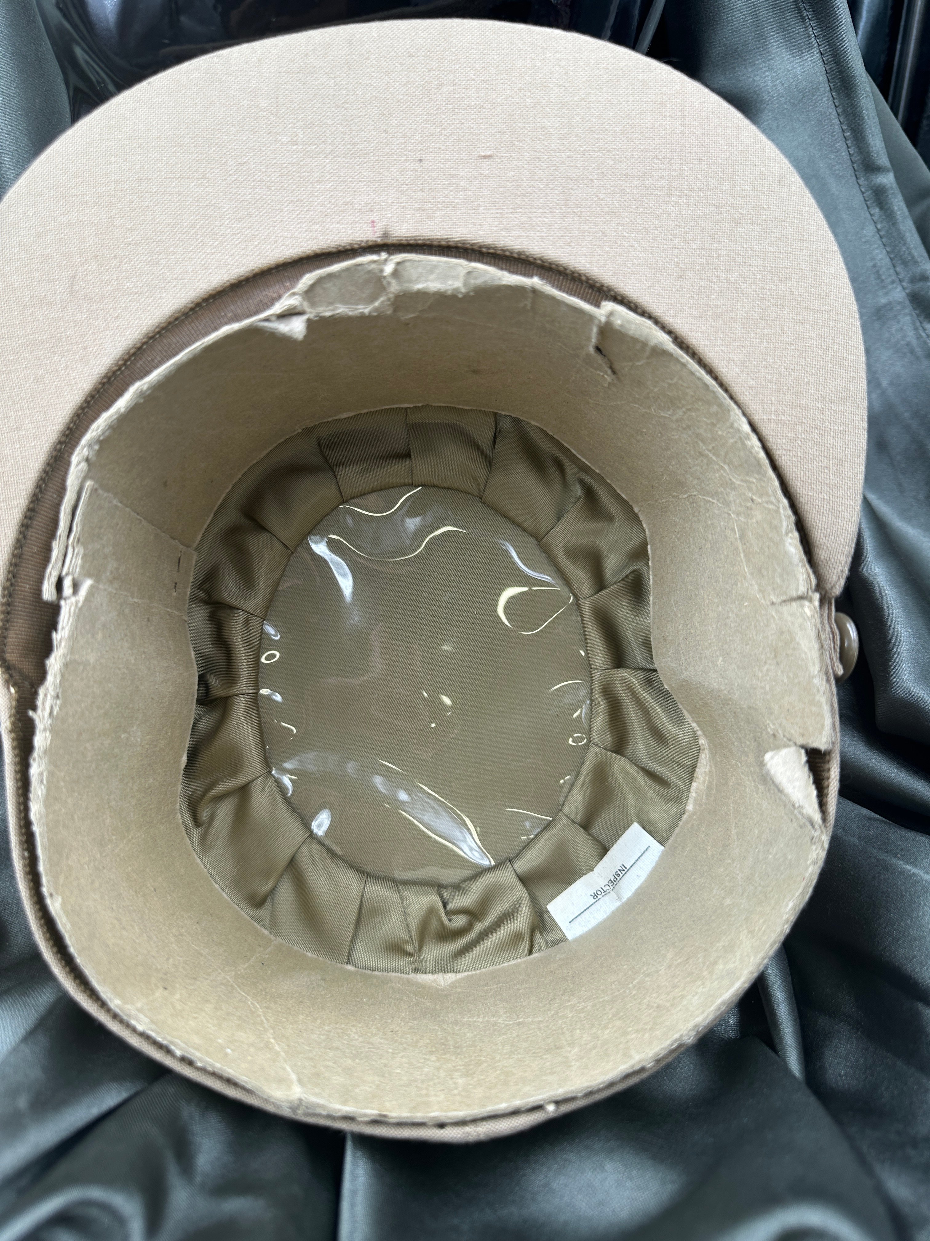 WWII ERA WAAC OFFICER SUMMER VISOR CAP 22 — image 4