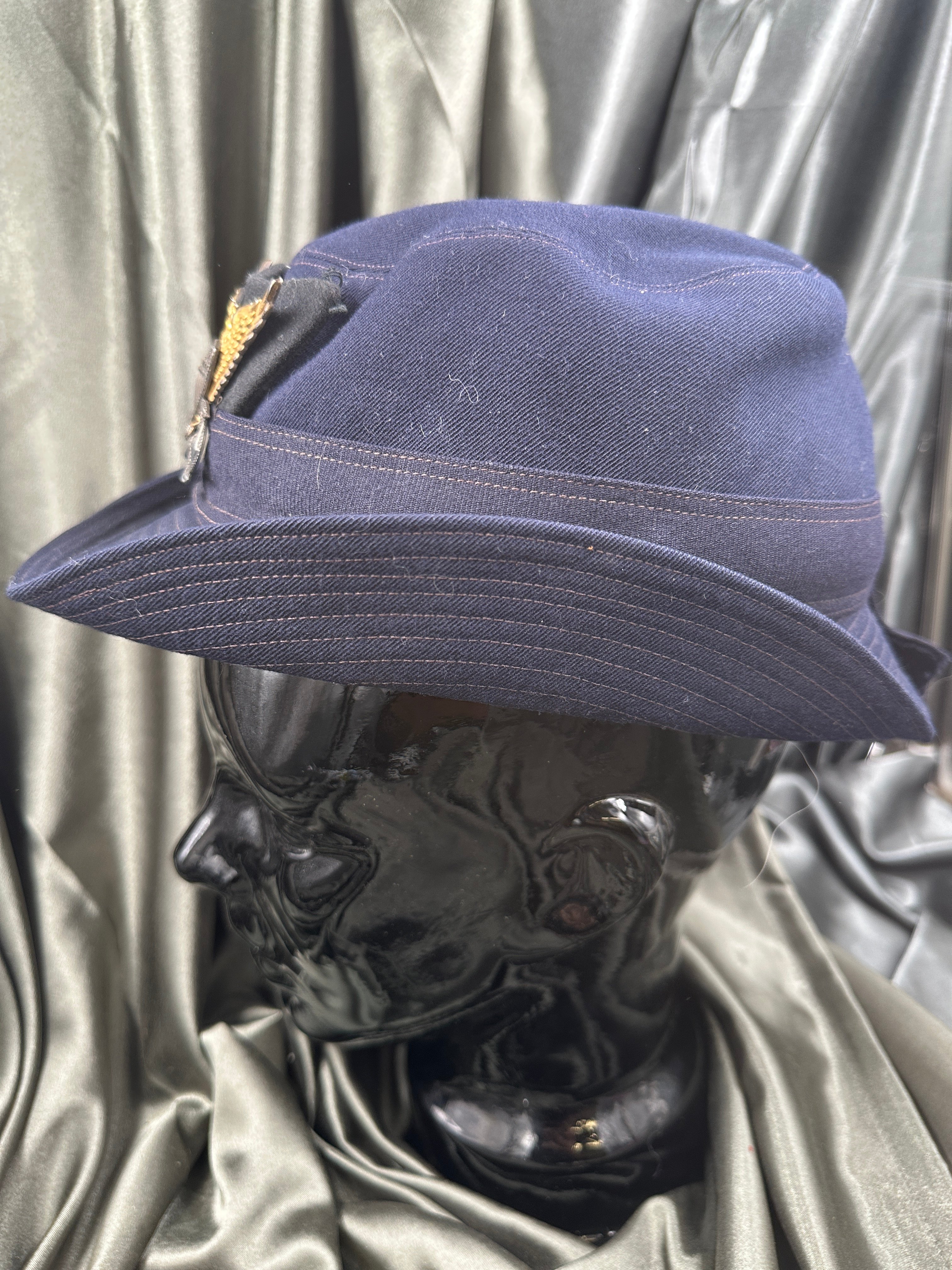 WWII US SPARS COAST GUARD OFFICER HAT 22 — image 6