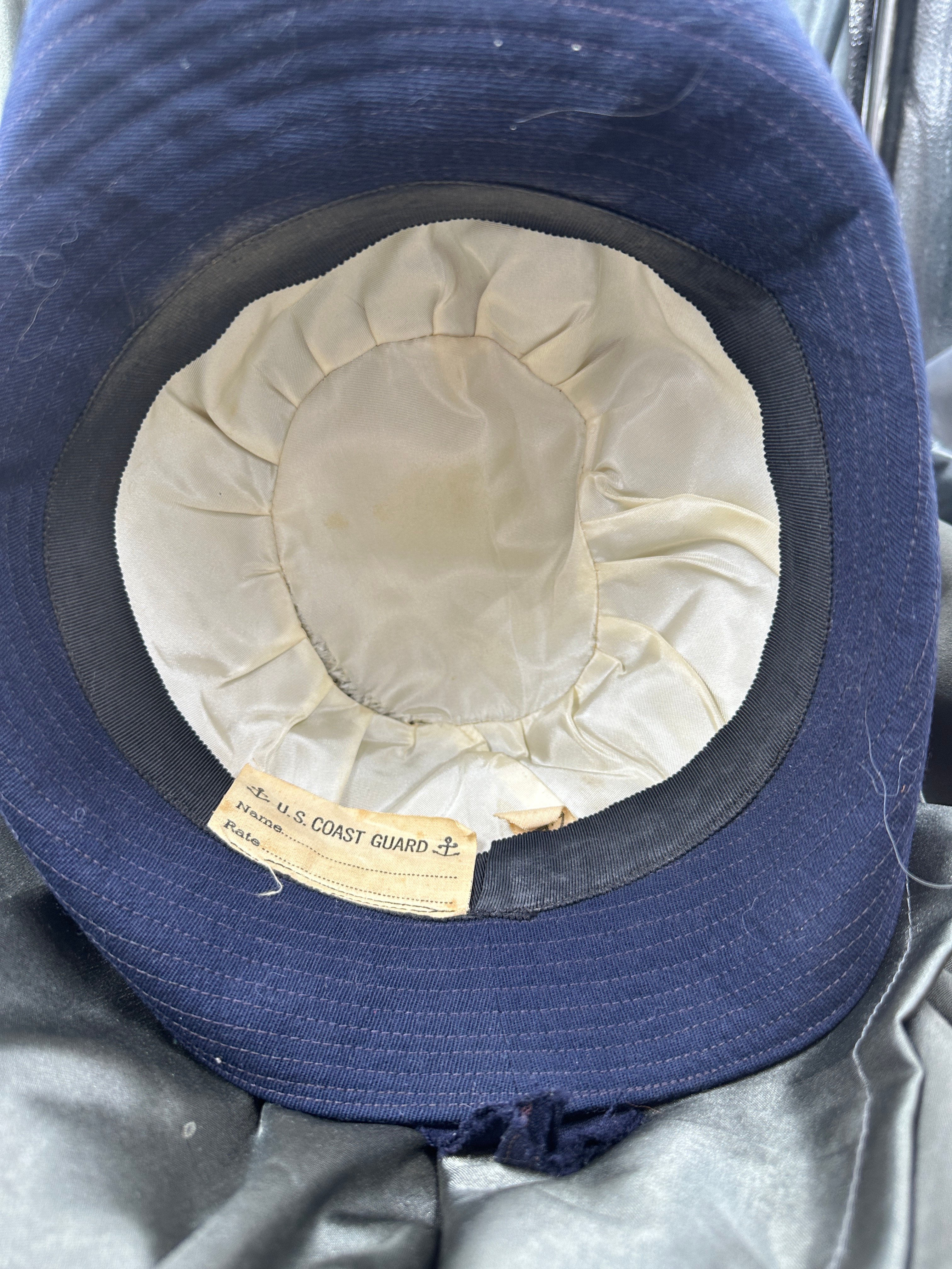 WWII US SPARS COAST GUARD OFFICER HAT 22 — image 8