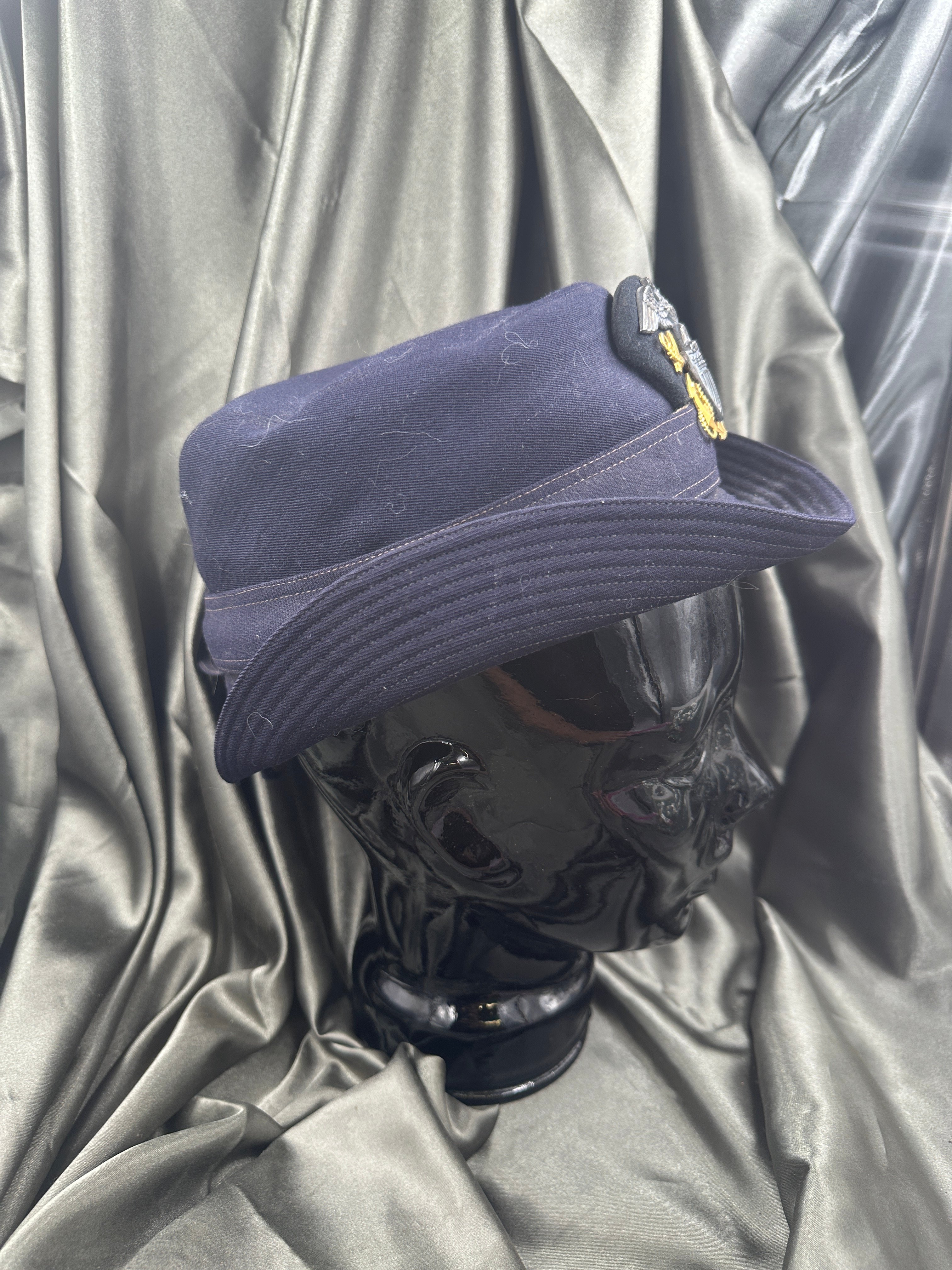 WWII US NAVY WAVES OFFICER HAT — image 4