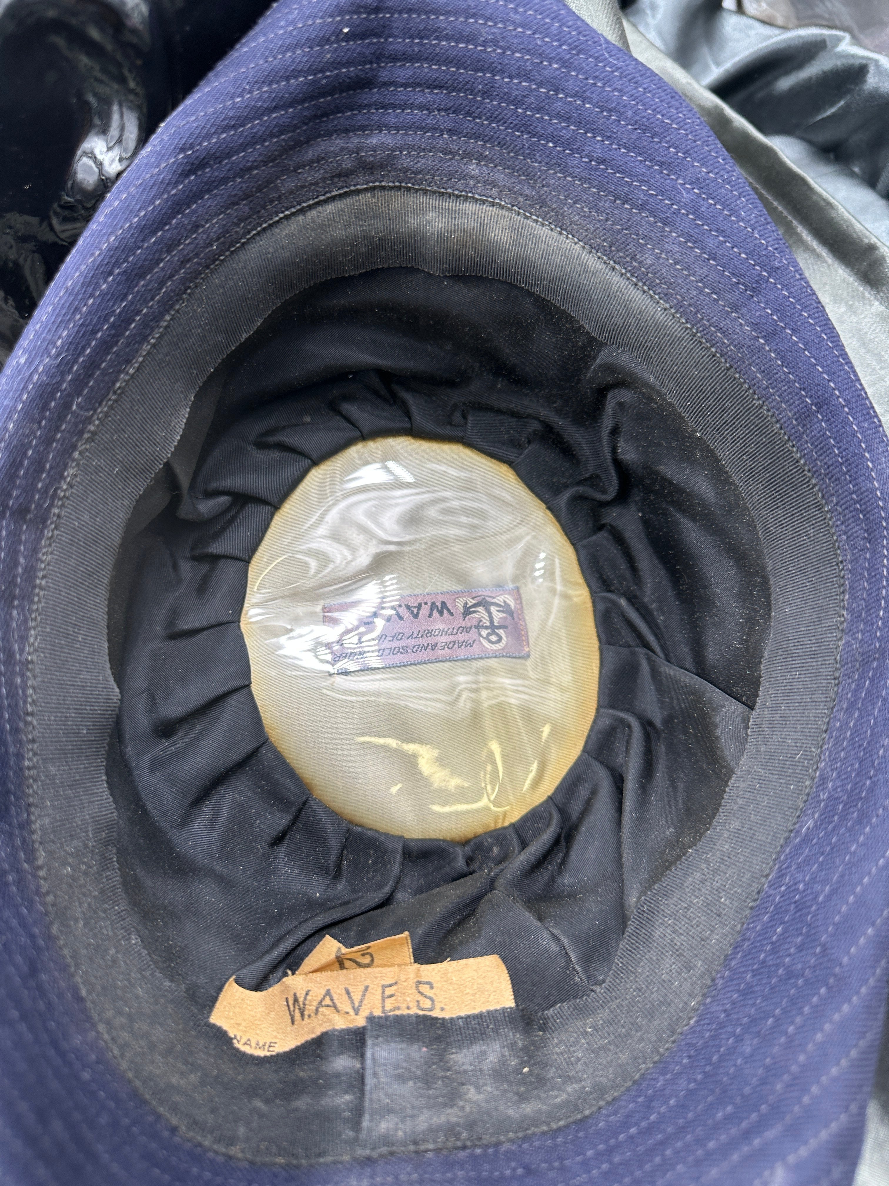 WWII US NAVY WAVES OFFICER HAT — image 5