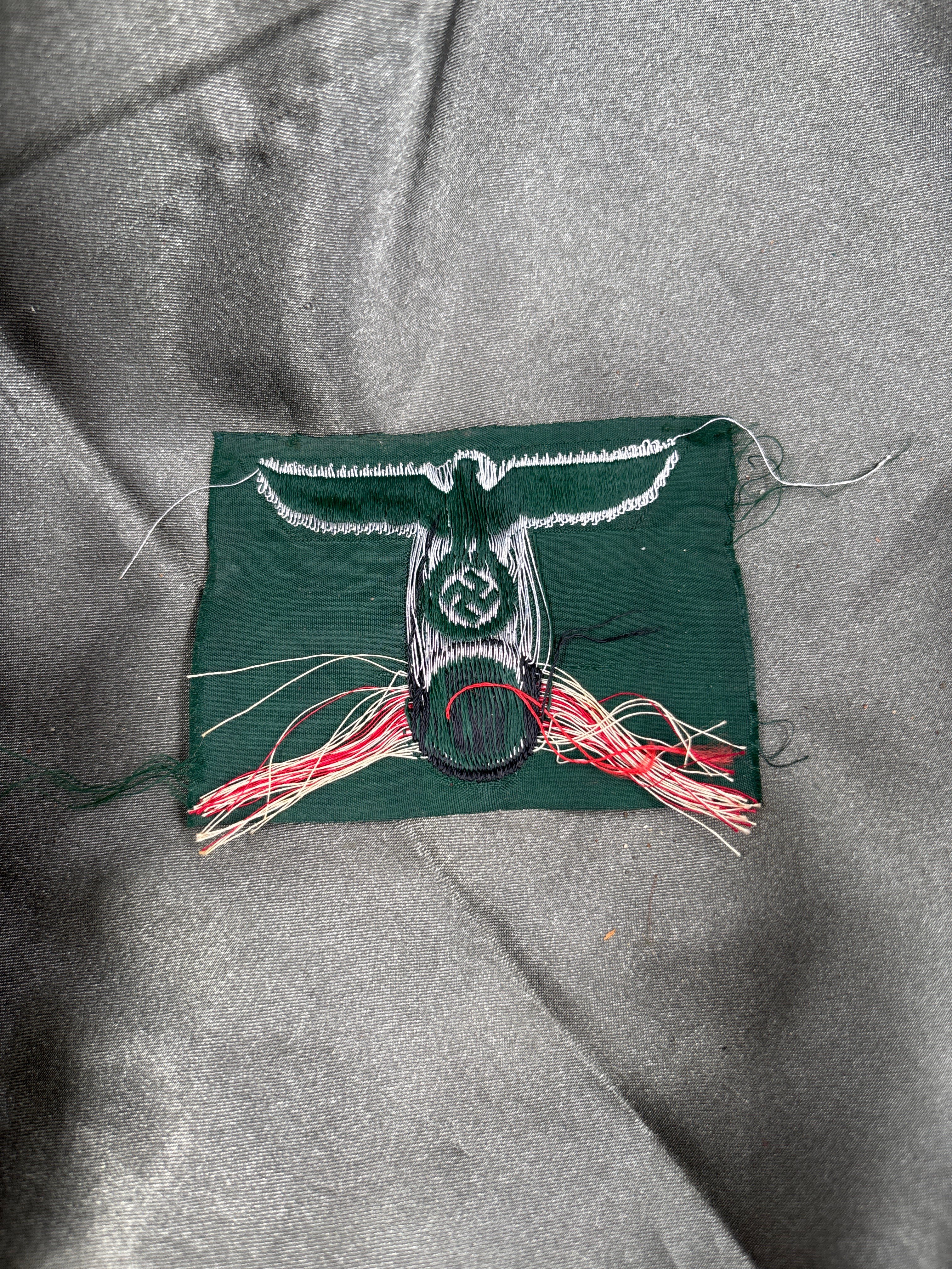 WWII GERMAN M43 ARMY CAP EAGLE — image 2