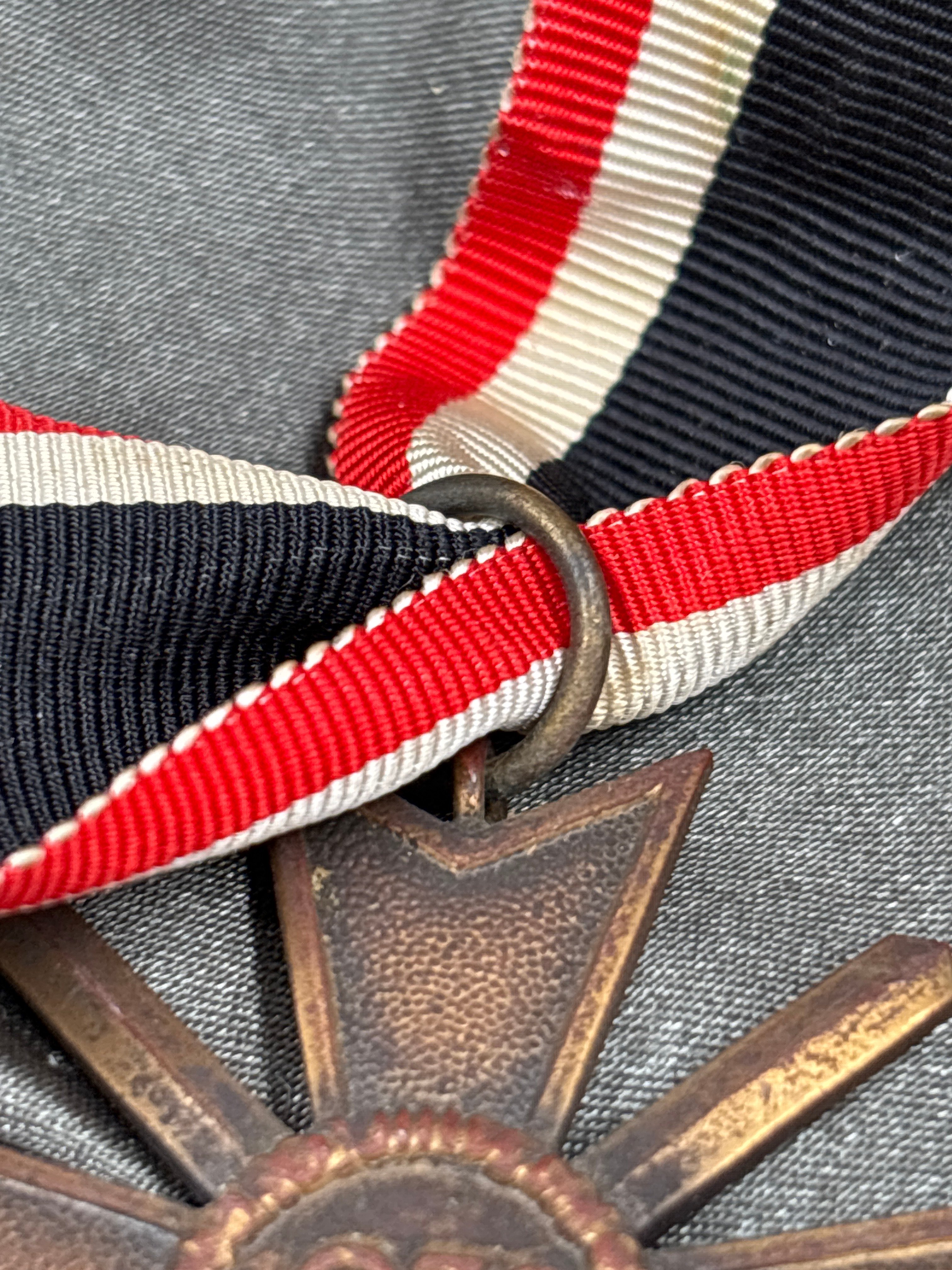 WWII GERMAN KVK MERIT MEDAL WITH SWORDS — image 3