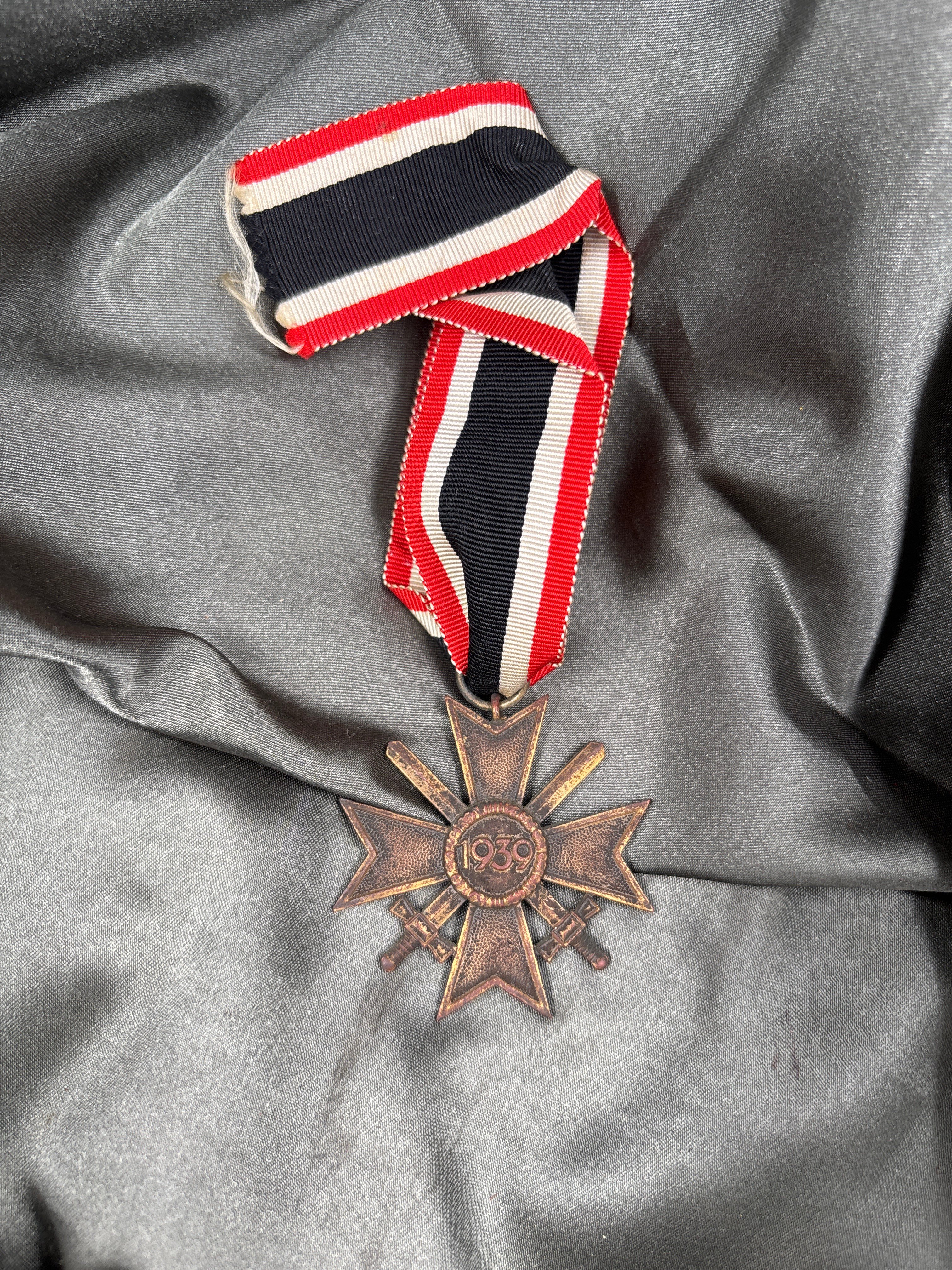 WWII GERMAN KVK MERIT MEDAL WITH SWORDS — image 4