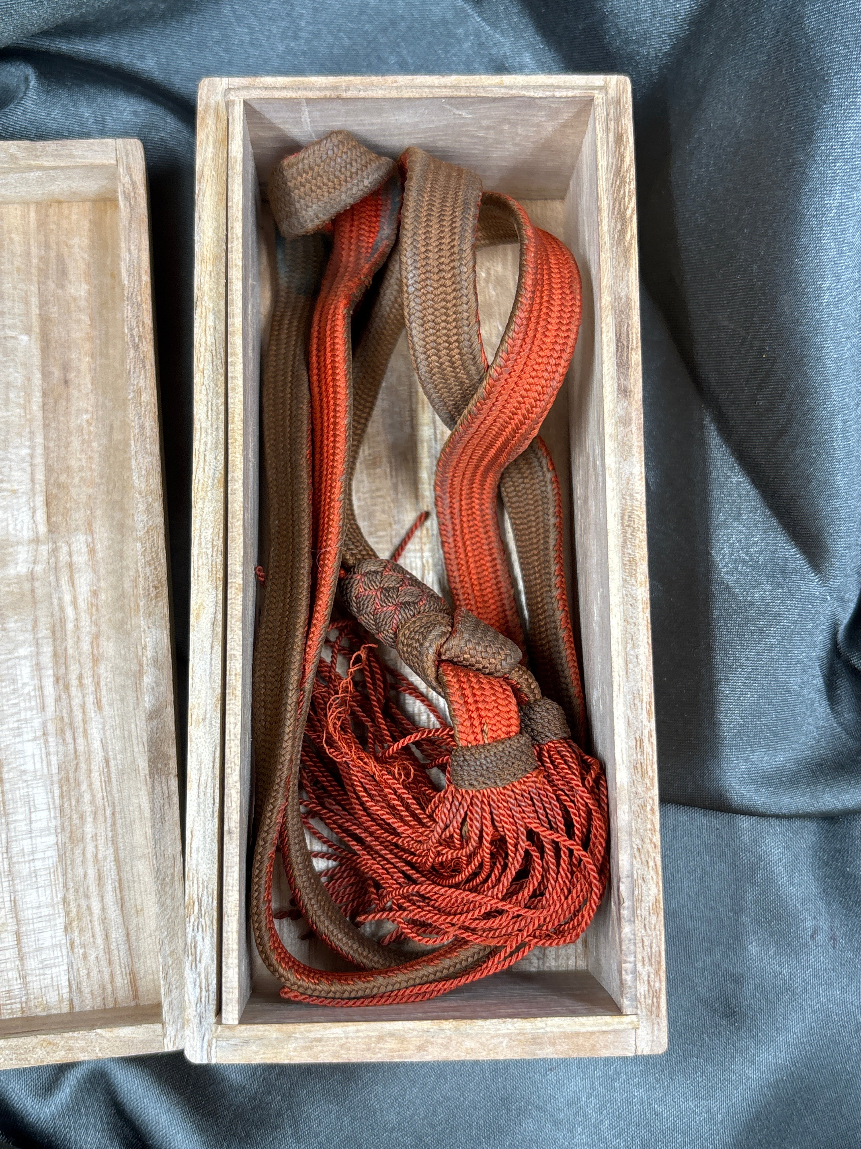 WWII JAPANESE NCO FIELD GRADE KATANA SWORD KNOT — image 2