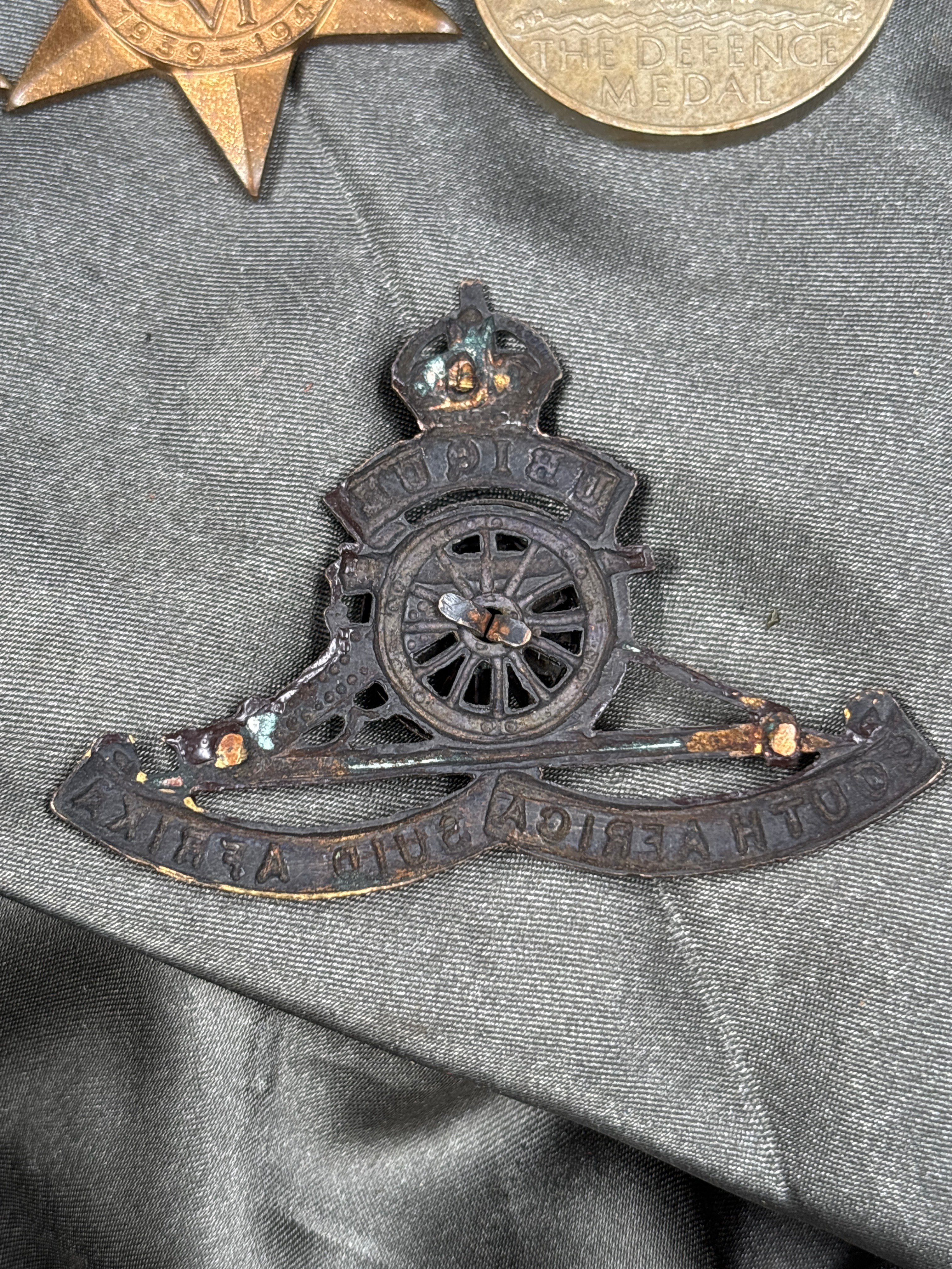 WWII BRITISH ARMY AFRICA CAMPAIGN DESERT RAT MEDAL GROUP — image 7