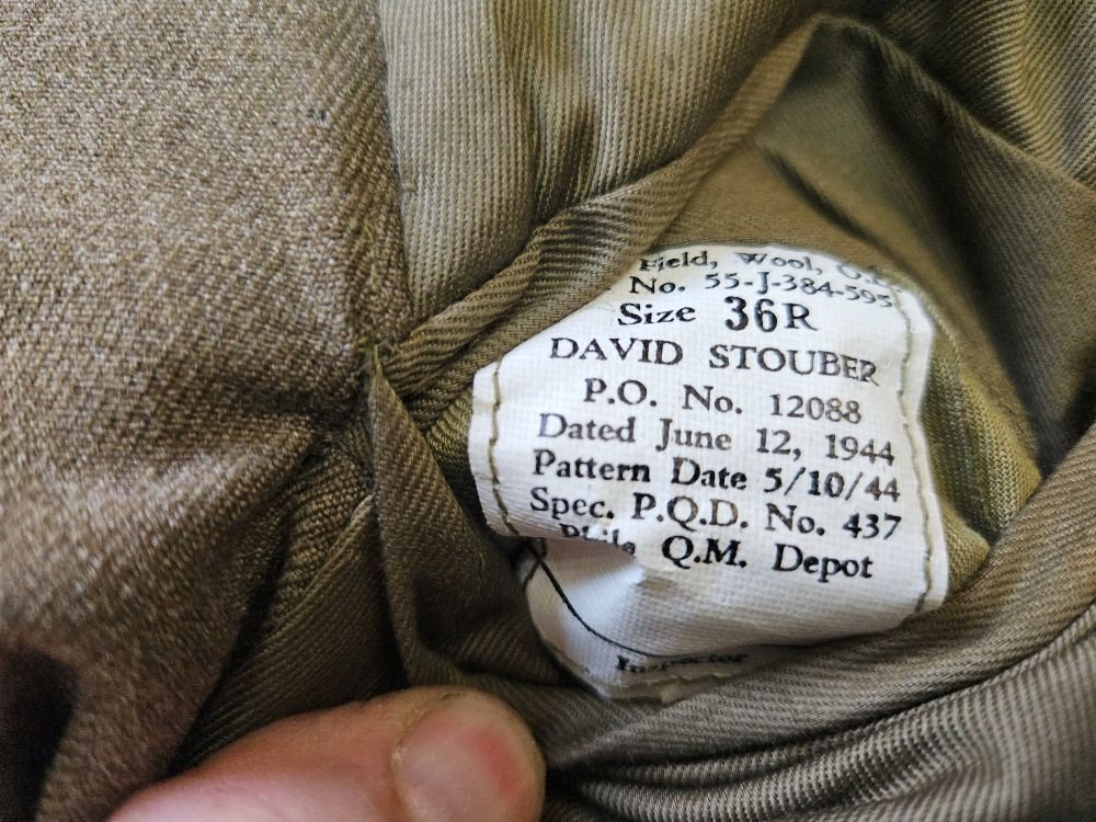 WWII US Uniform Ike Jacket 7th Air Force — image 3