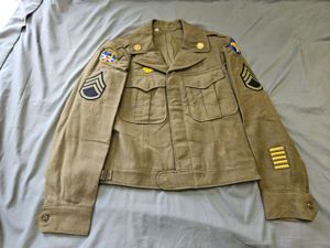 WWII US Uniform Ike Jacket 7th Air Force