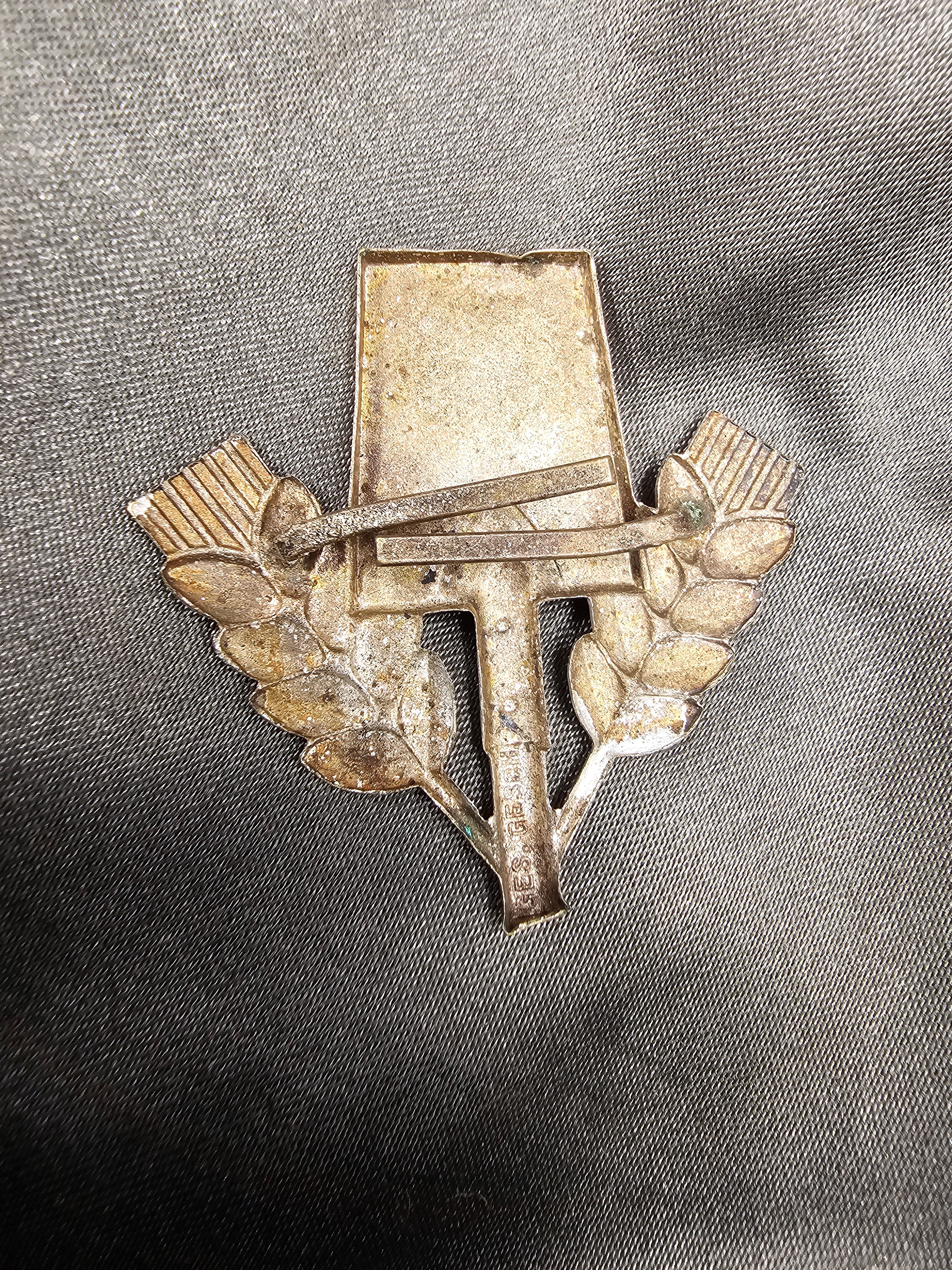 WWII GERMAN FAD CAP BADGE — image 2