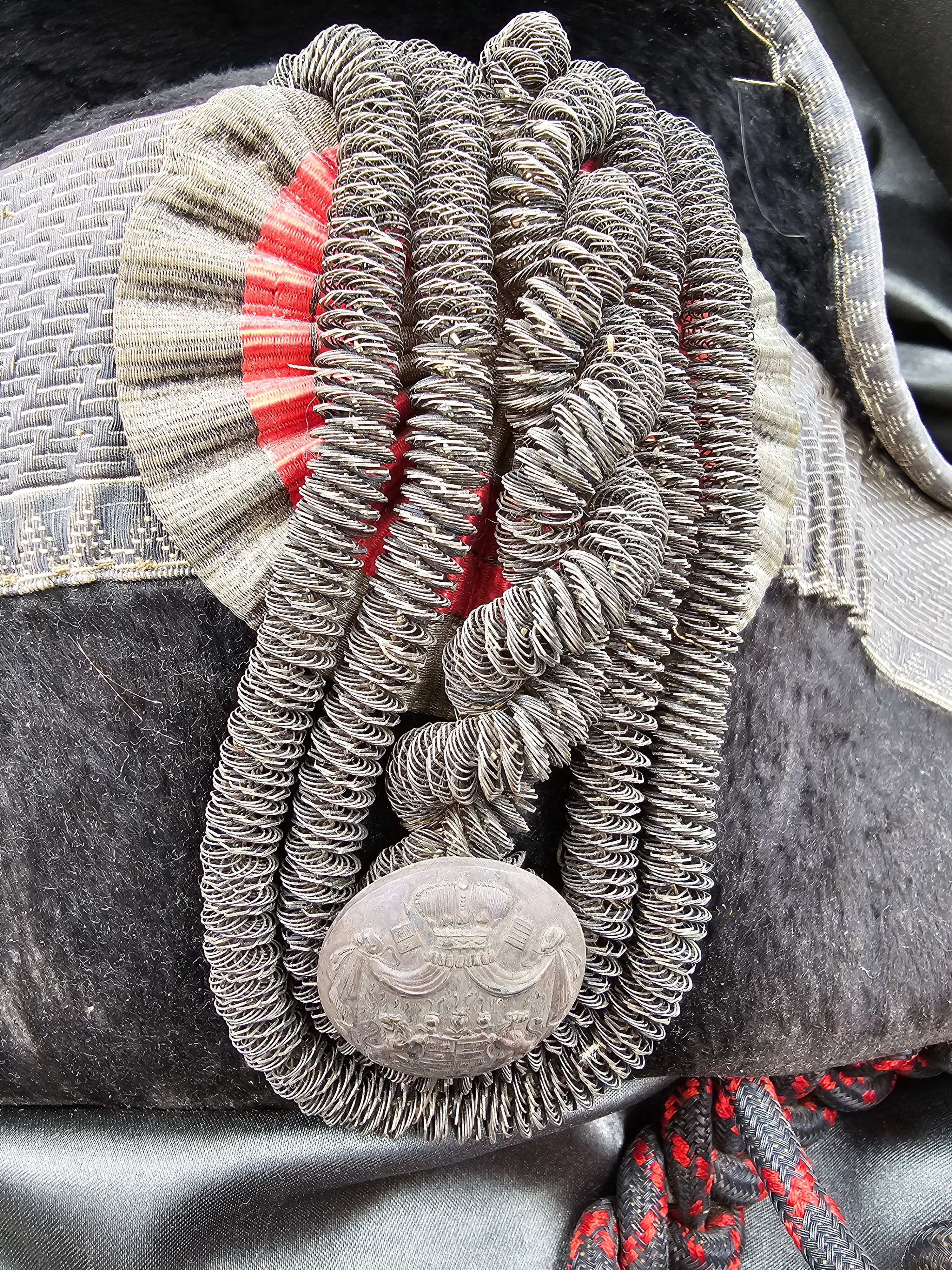 1800'S IMPERIAL NAVY HIGH RANKING OFFICER BICORN, SHOULDER BOARDS & BRASSARDS — image 11