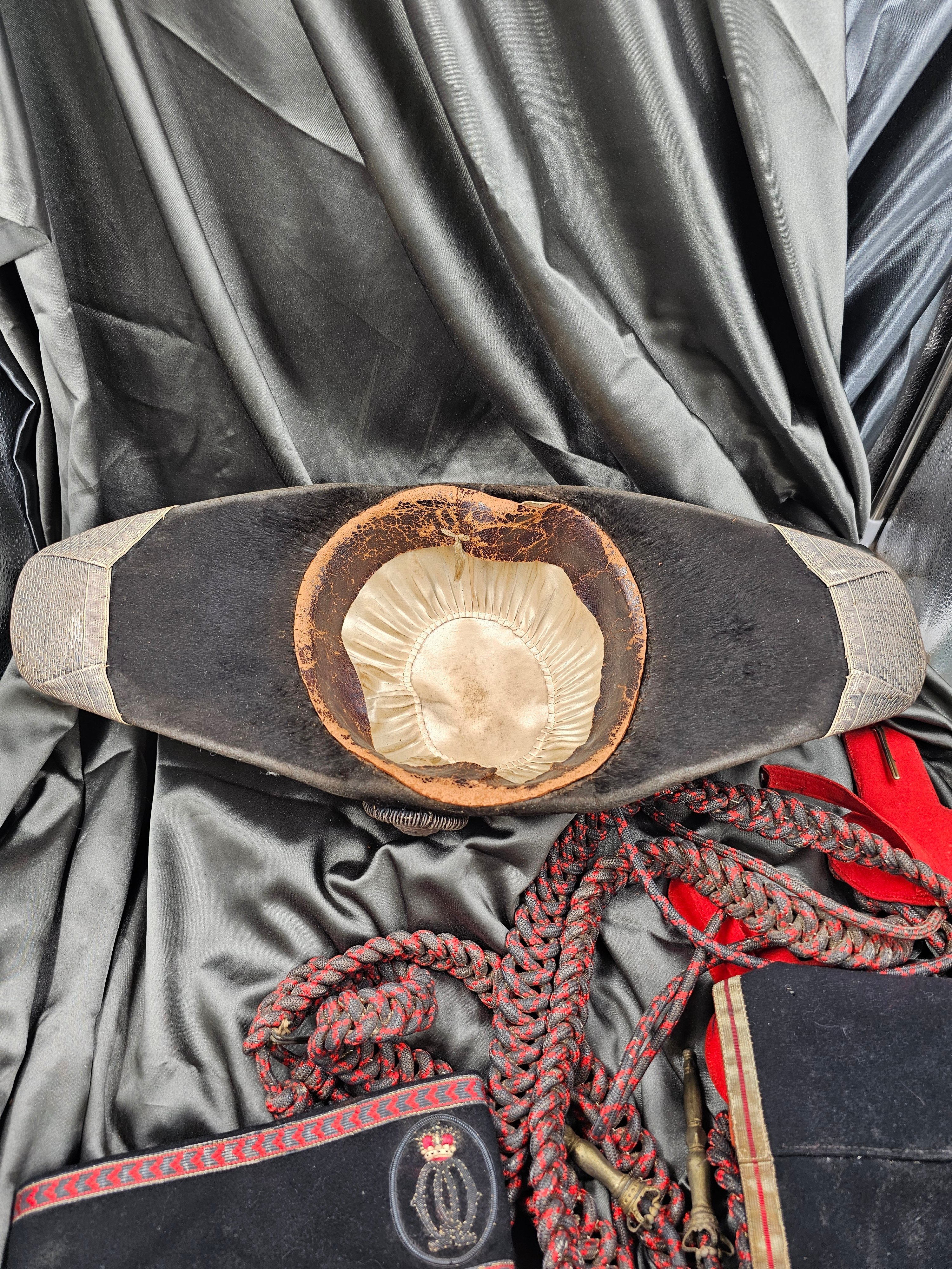 1800'S IMPERIAL NAVY HIGH RANKING OFFICER BICORN, SHOULDER BOARDS & BRASSARDS — image 12