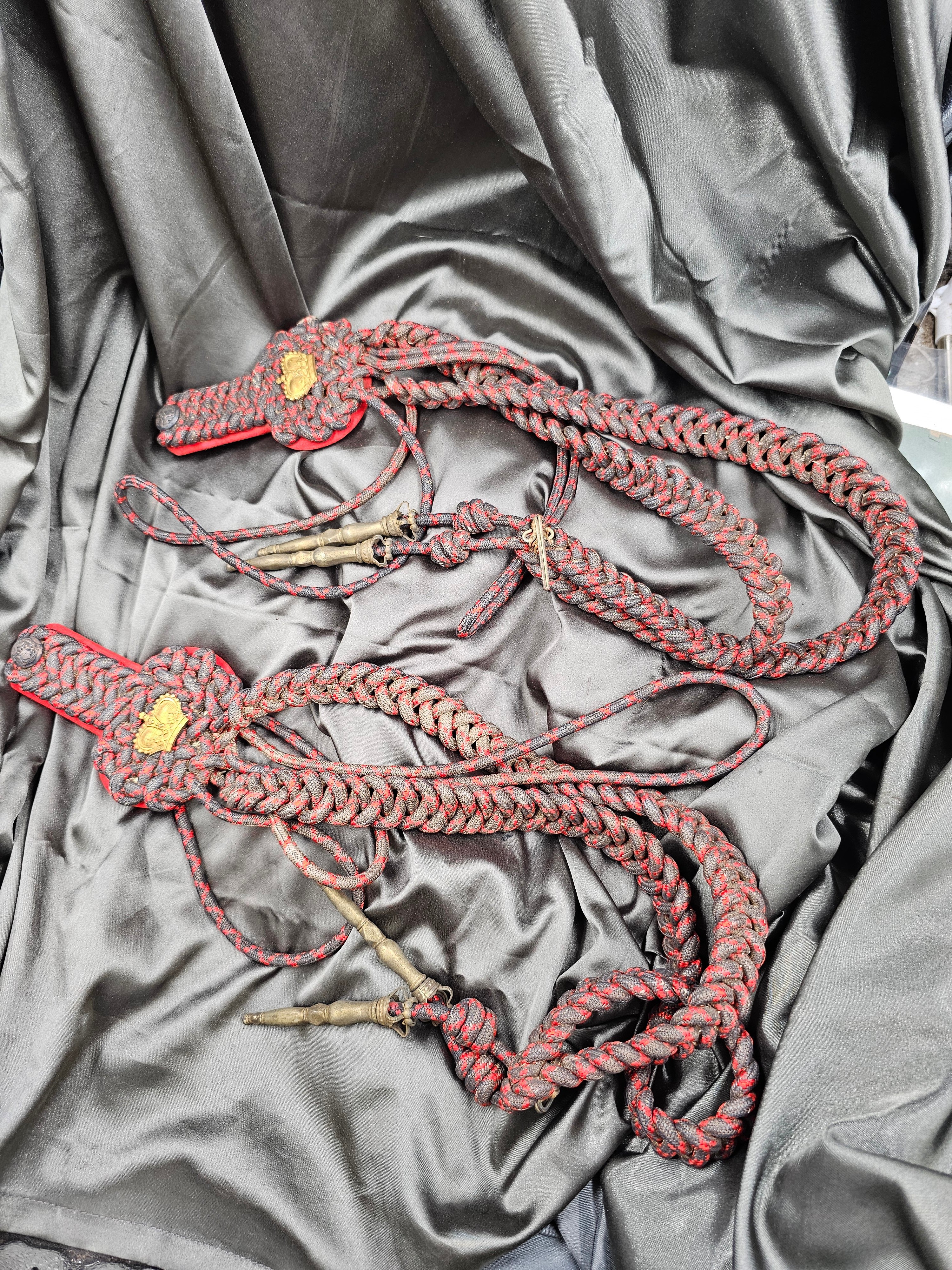 1800'S IMPERIAL NAVY HIGH RANKING OFFICER BICORN, SHOULDER BOARDS & BRASSARDS — image 15