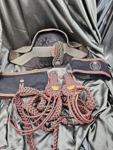1800'S IMPERIAL NAVY HIGH RANKING OFFICER BICORN, SHOULDER BOARDS & …