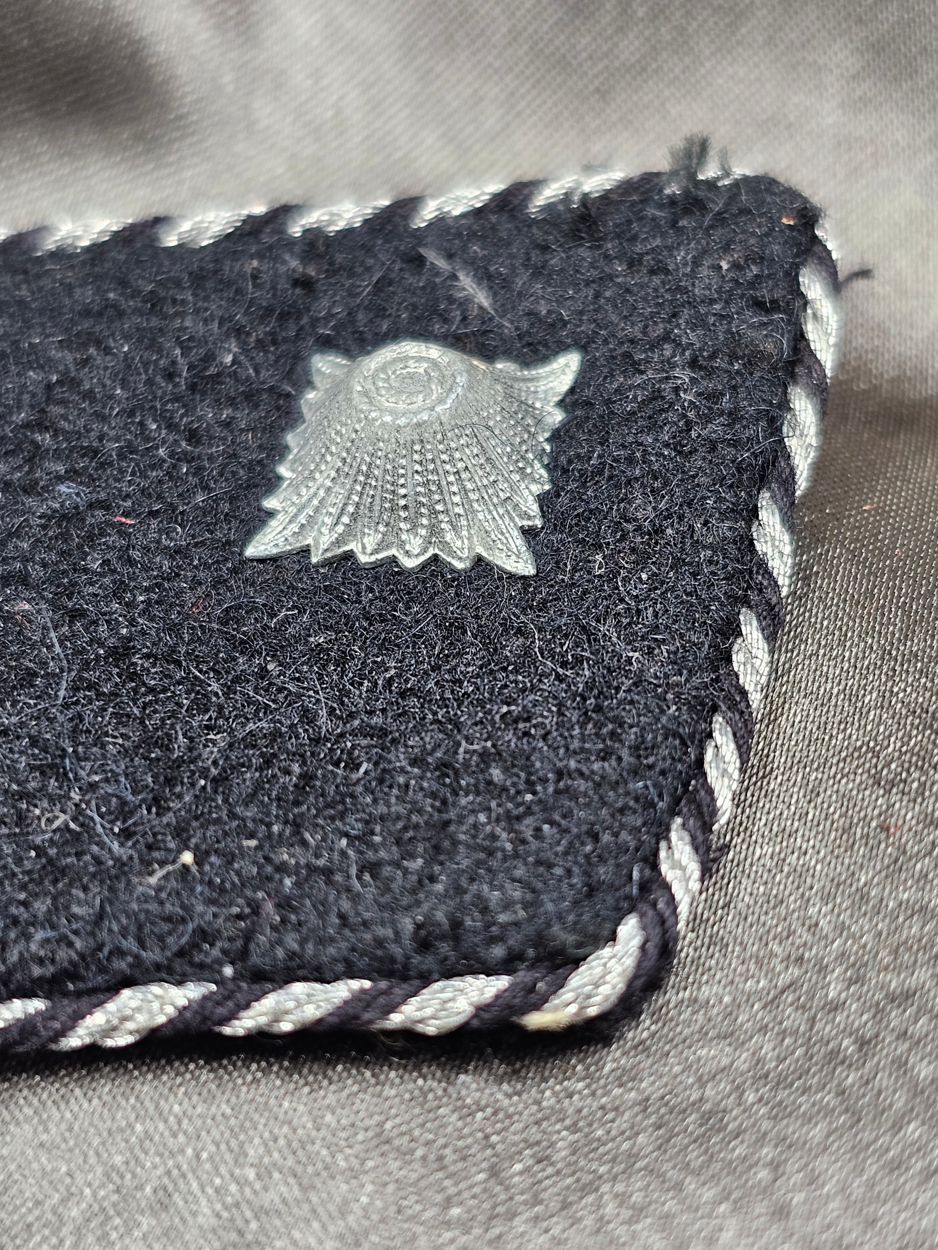 WWII GERMAN SS COLLAR TAB OBERSCHARFÜHRER — image 2
