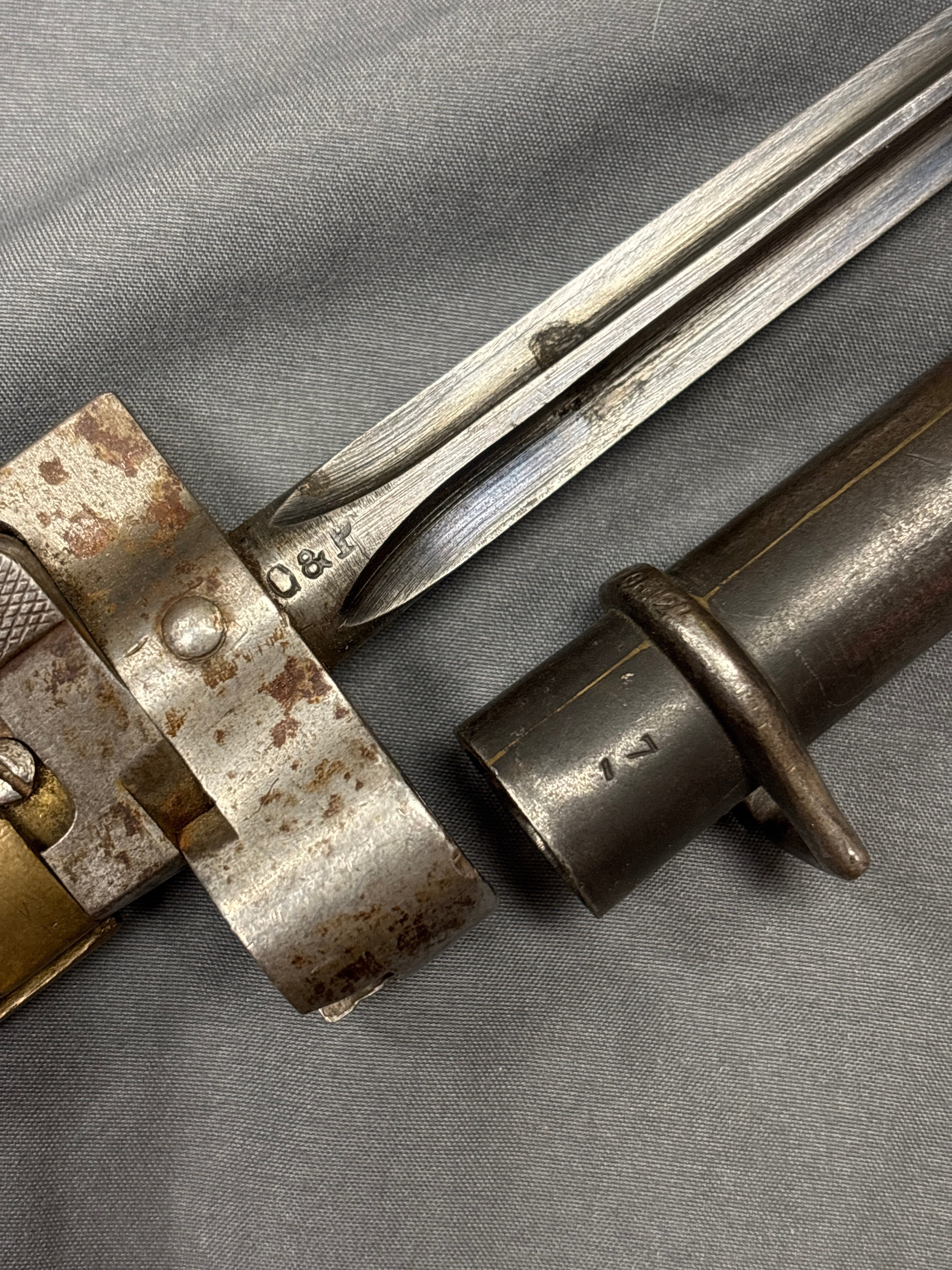 WWI ERA FRENCH LEBEL BAYONET — image 3