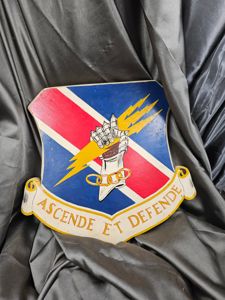 WWII ERA BOMB SQUADRON WOOD PLAQUE