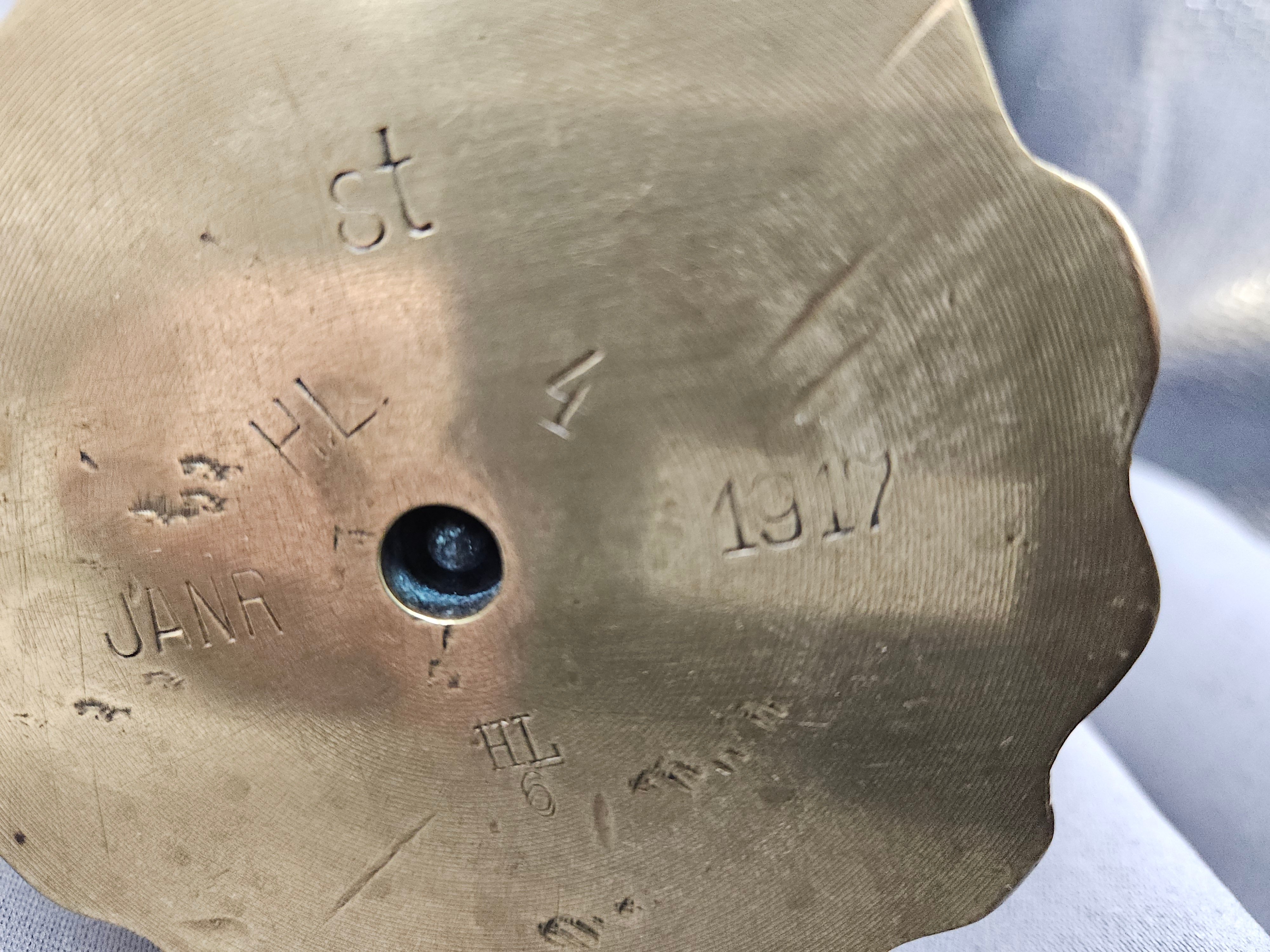 Original WWI Trench Art Artillery Shell — image 3