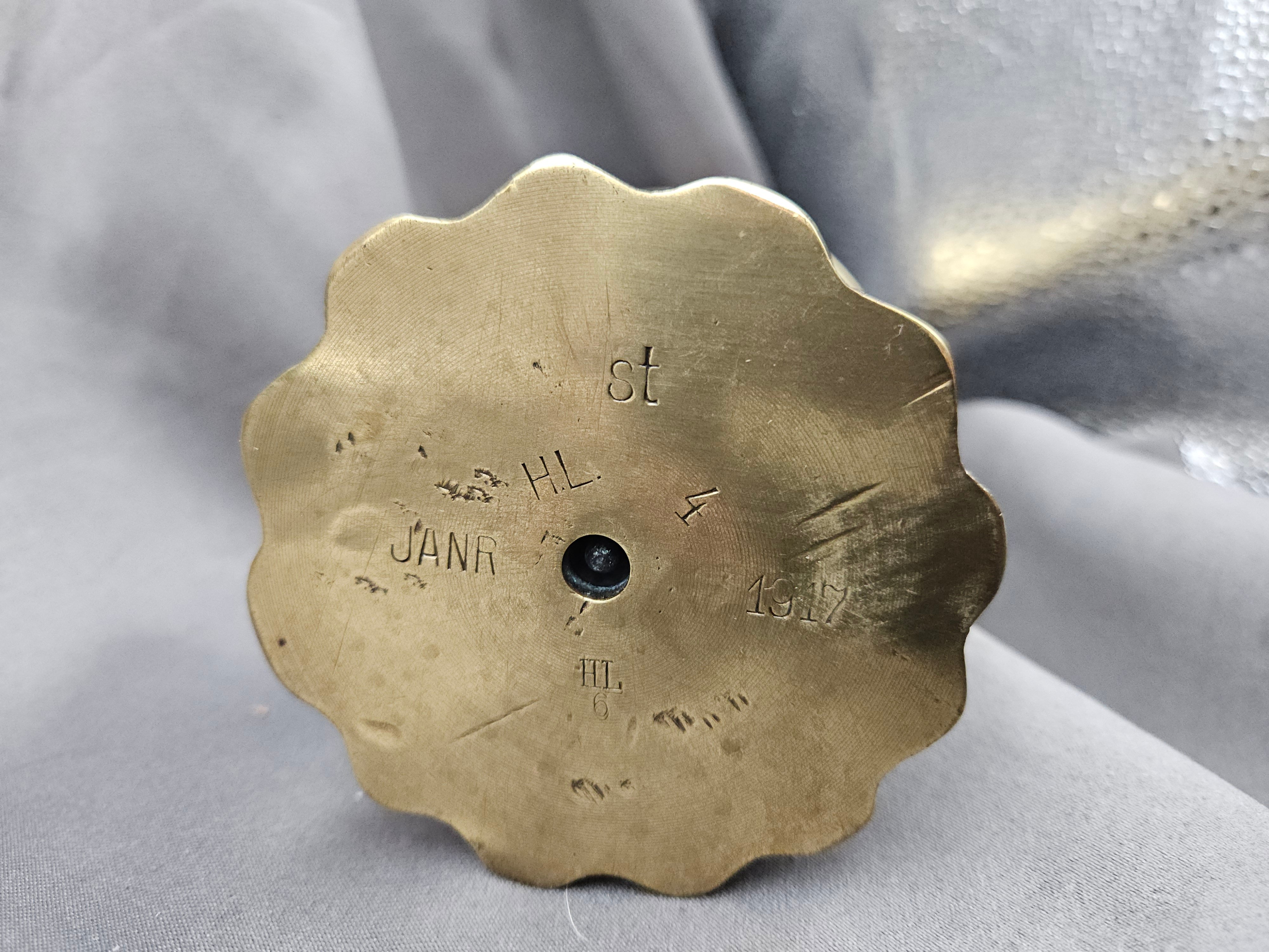 Original WWI Trench Art Artillery Shell — image 4