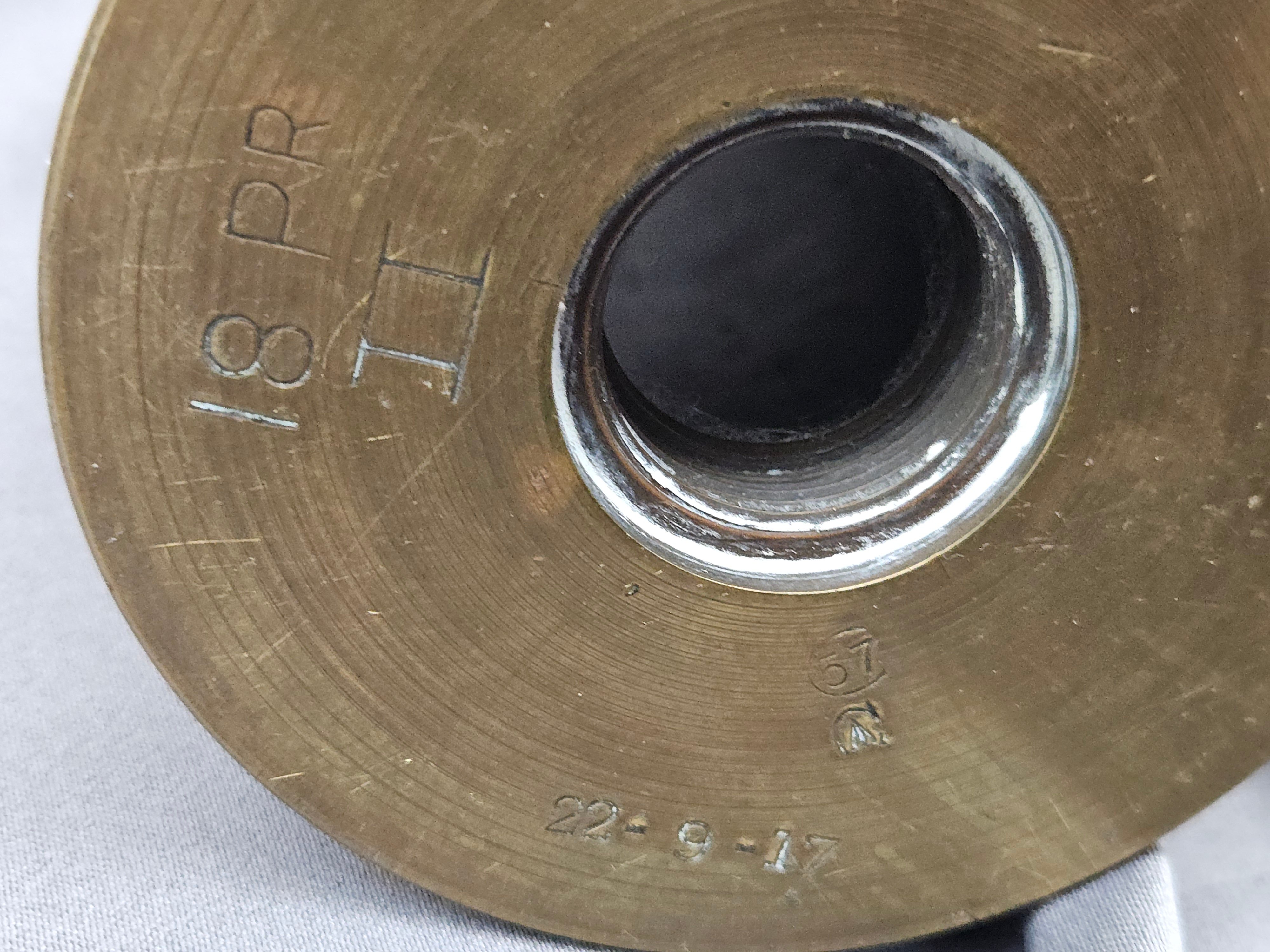 Original WWI Trench Art Set Artillery Shells — image 3