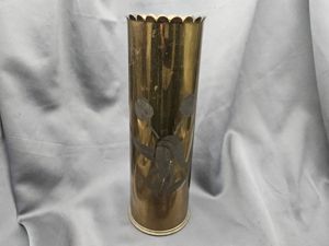 Original WWI Trench Art Set Artillery Shells