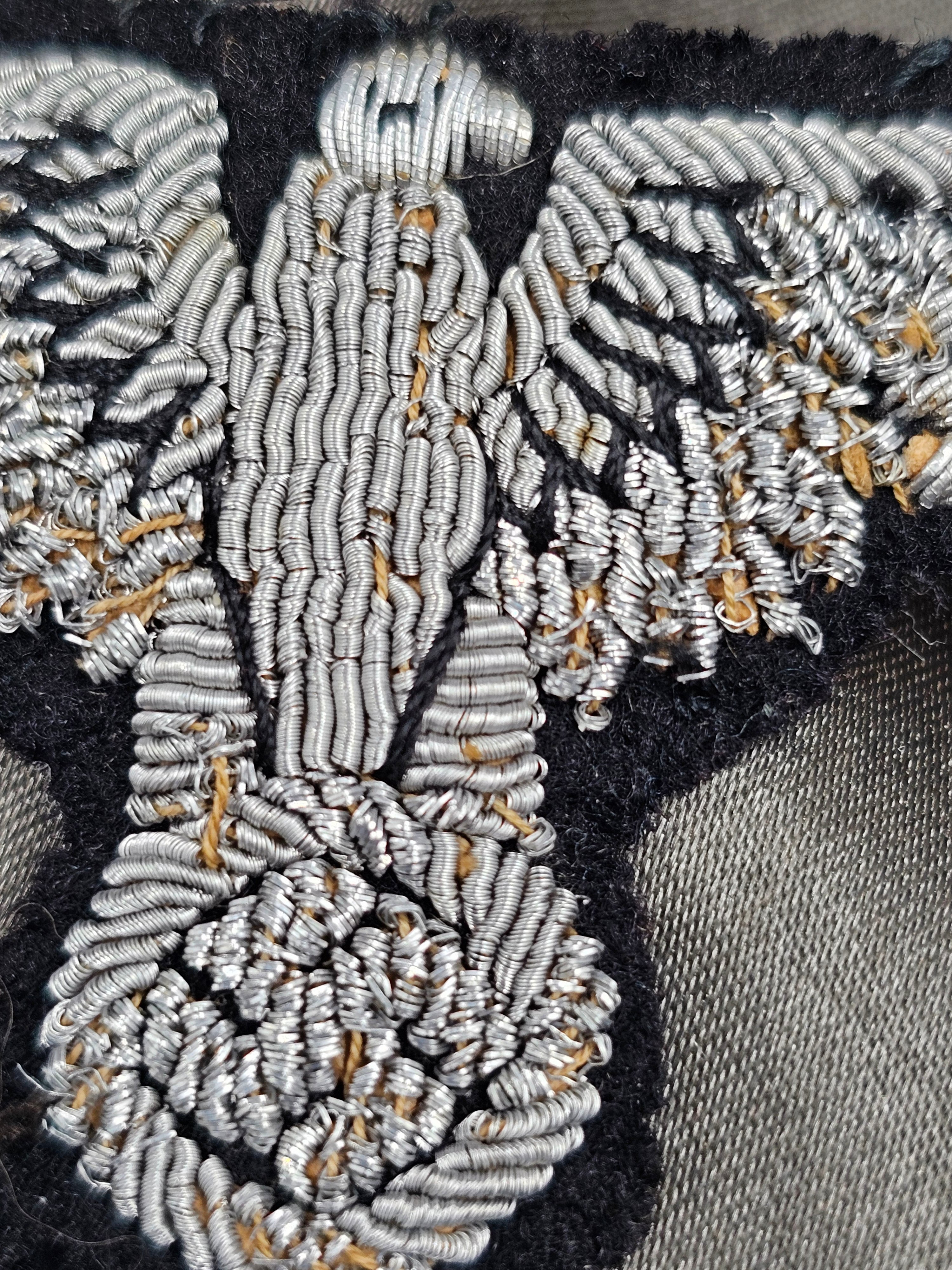 WWII GERMAN WAFFEN-SS OFFICER EAGLE — image 2