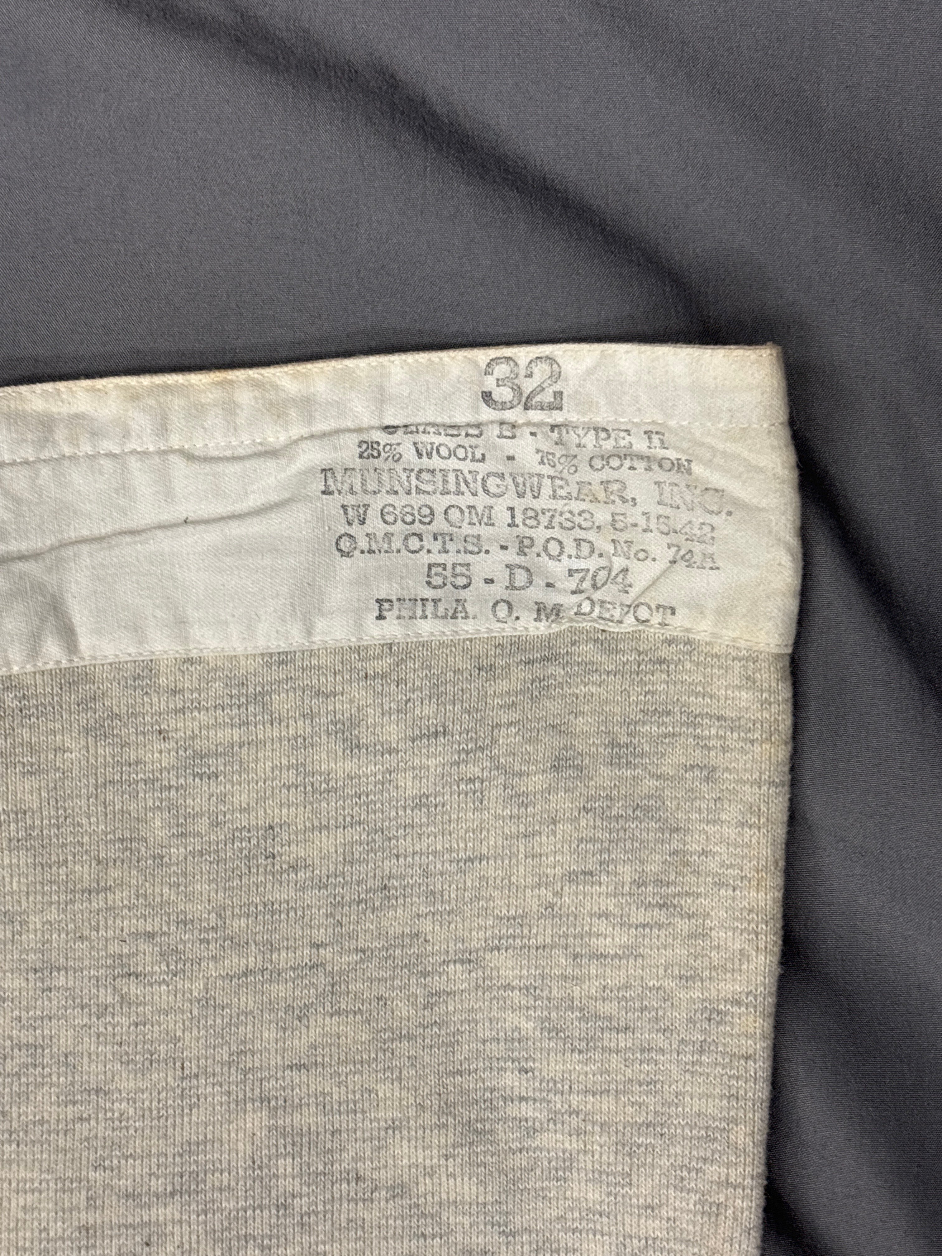 WWII US GI LONG JOHNS — image 4