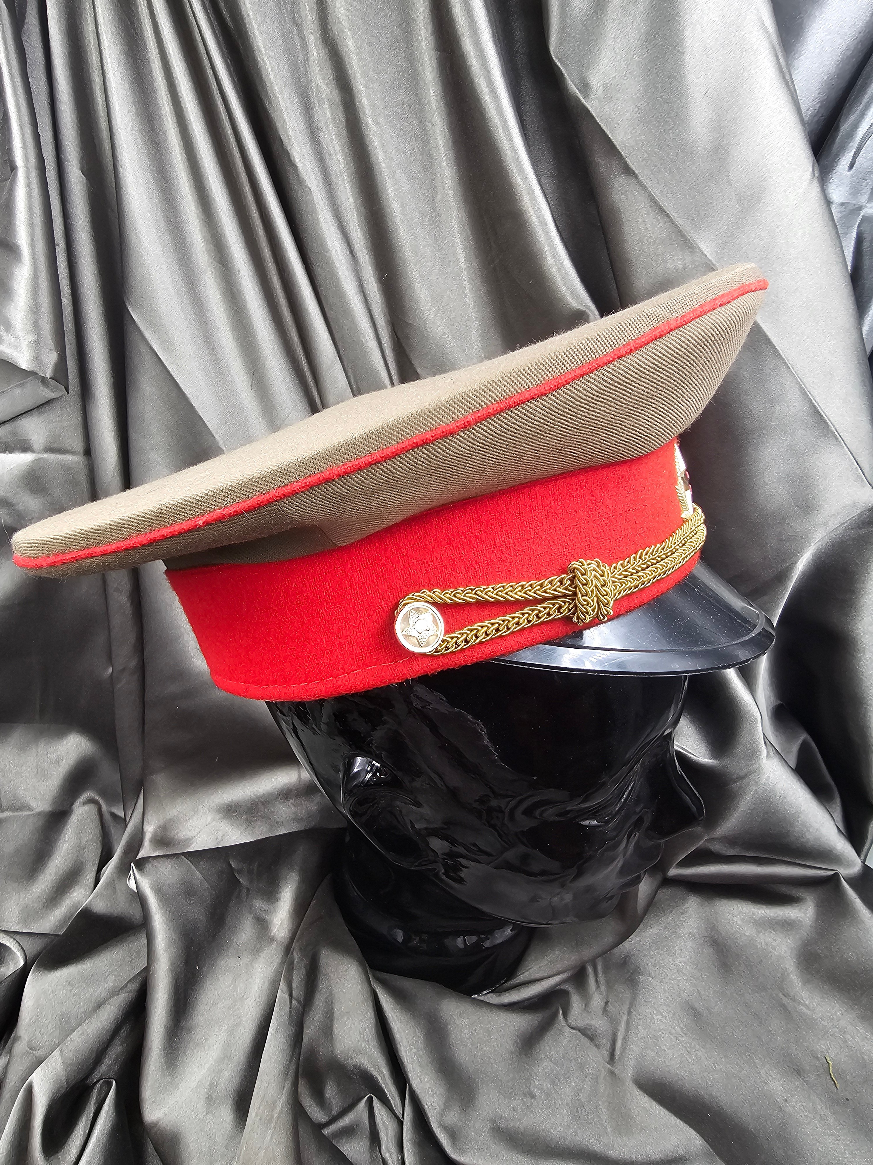 FALL OF THE BERLIN WALL ERA SENIOR OFFICER SOVIET ARMY VISOR CAP — image 5