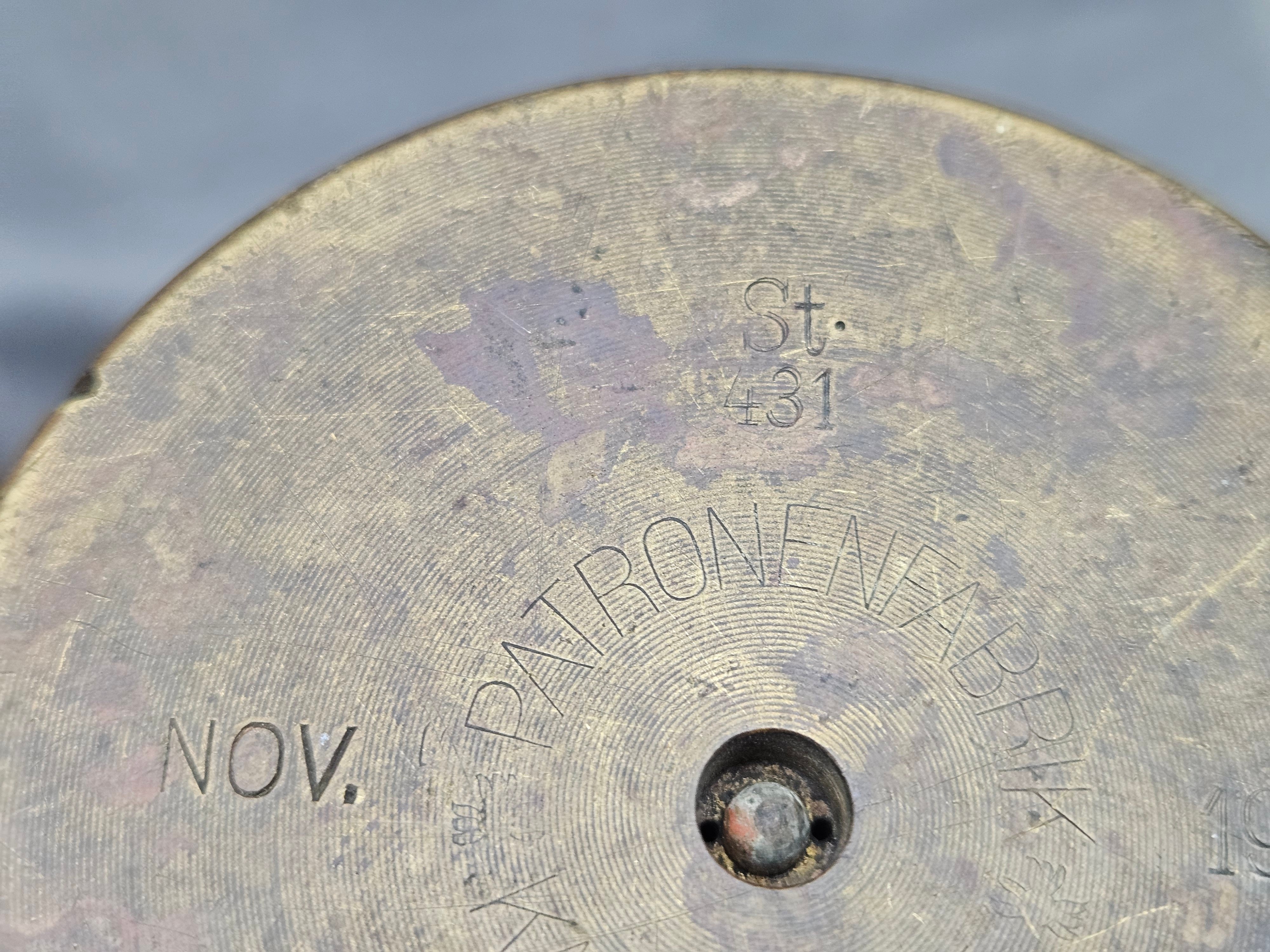 Original WWI Trench Art Artillery Shell 1917 — image 4