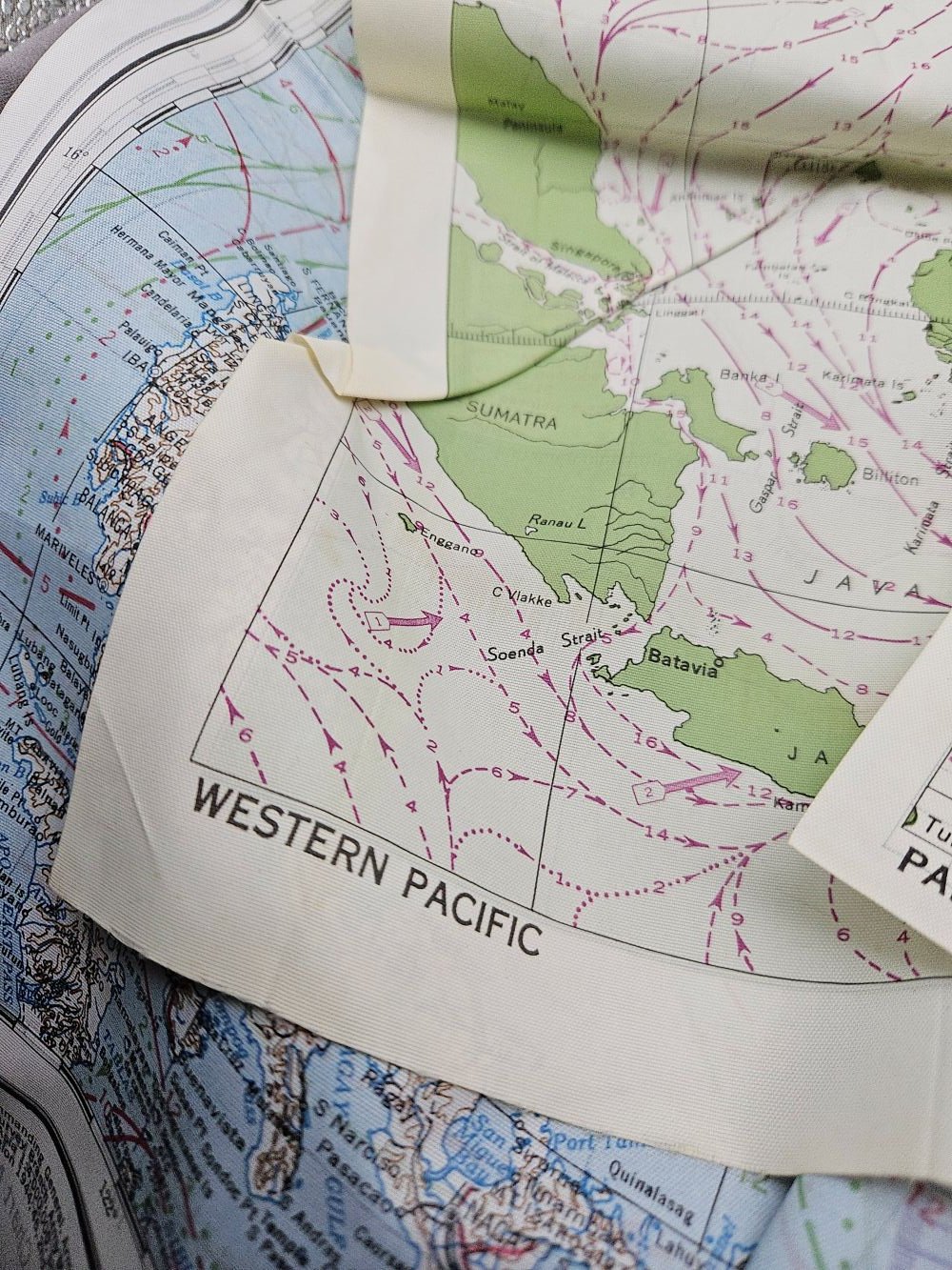 WWII USAAF Silk Maps (Pacific) — image 2