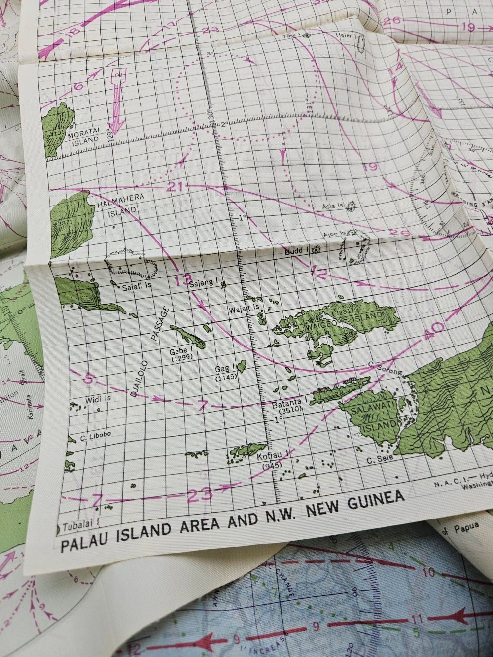 WWII USAAF Silk Maps (Pacific) — image 5
