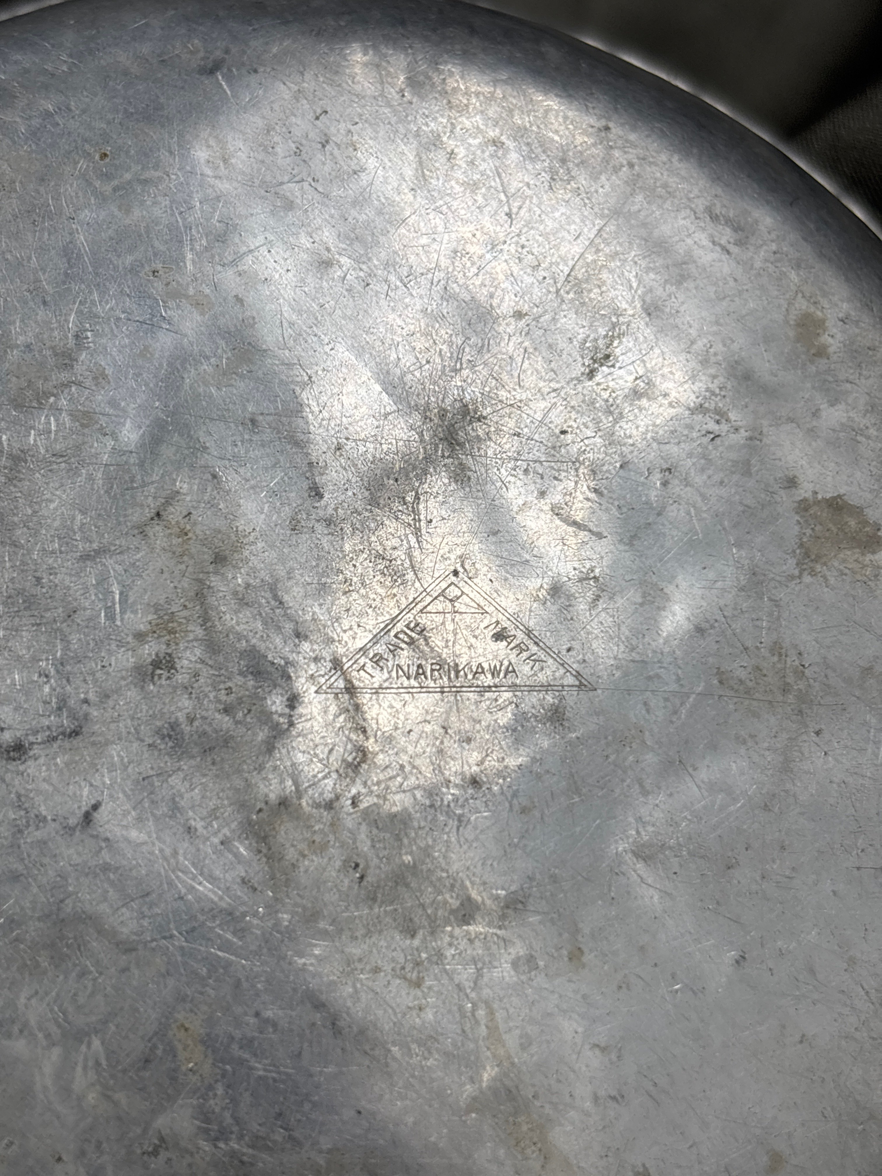 WWII JAPANESE LIGHT ALUMINUM FIELD PLATE — image 2