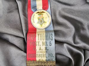 CIVIL WAR VETERAN GAR IN MEMORIAM RIBBON