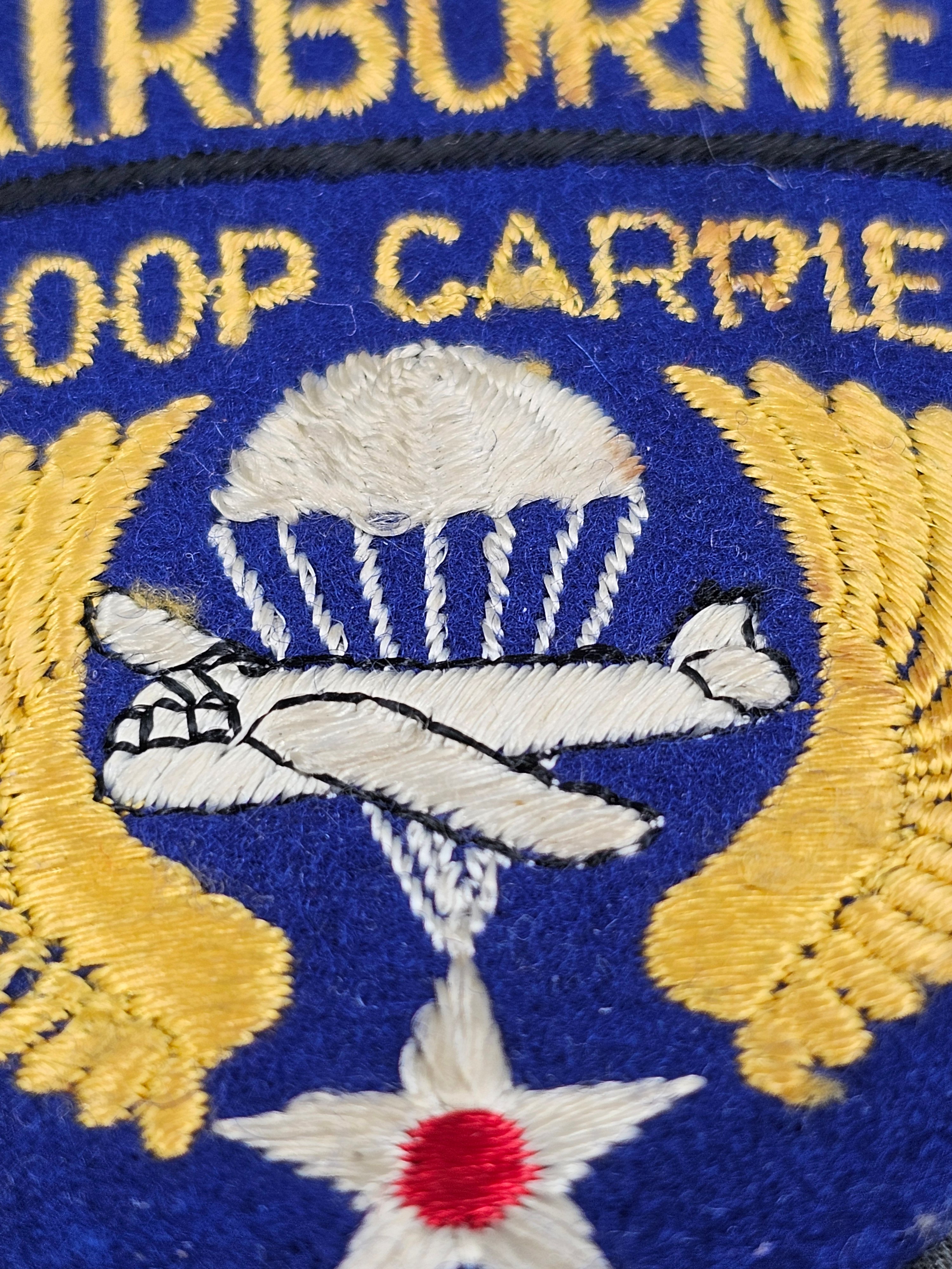 WWII US AIRBORNE TROOP CARRIER PATCH — image 2