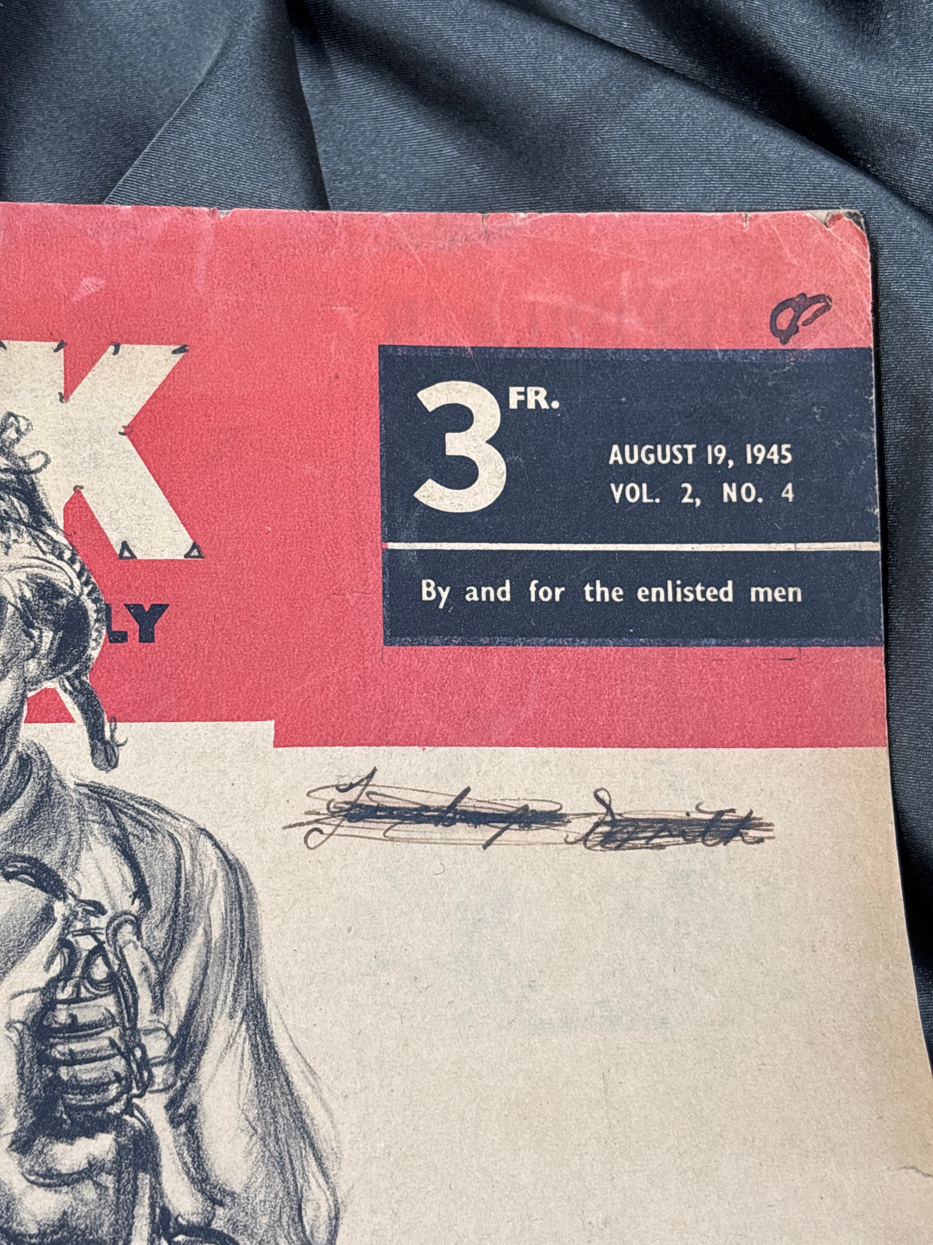 WWII US YANK MAGAZINE END OF PACIFIC CONFLICT ISSUE AUGUST 19 1945 — image 2