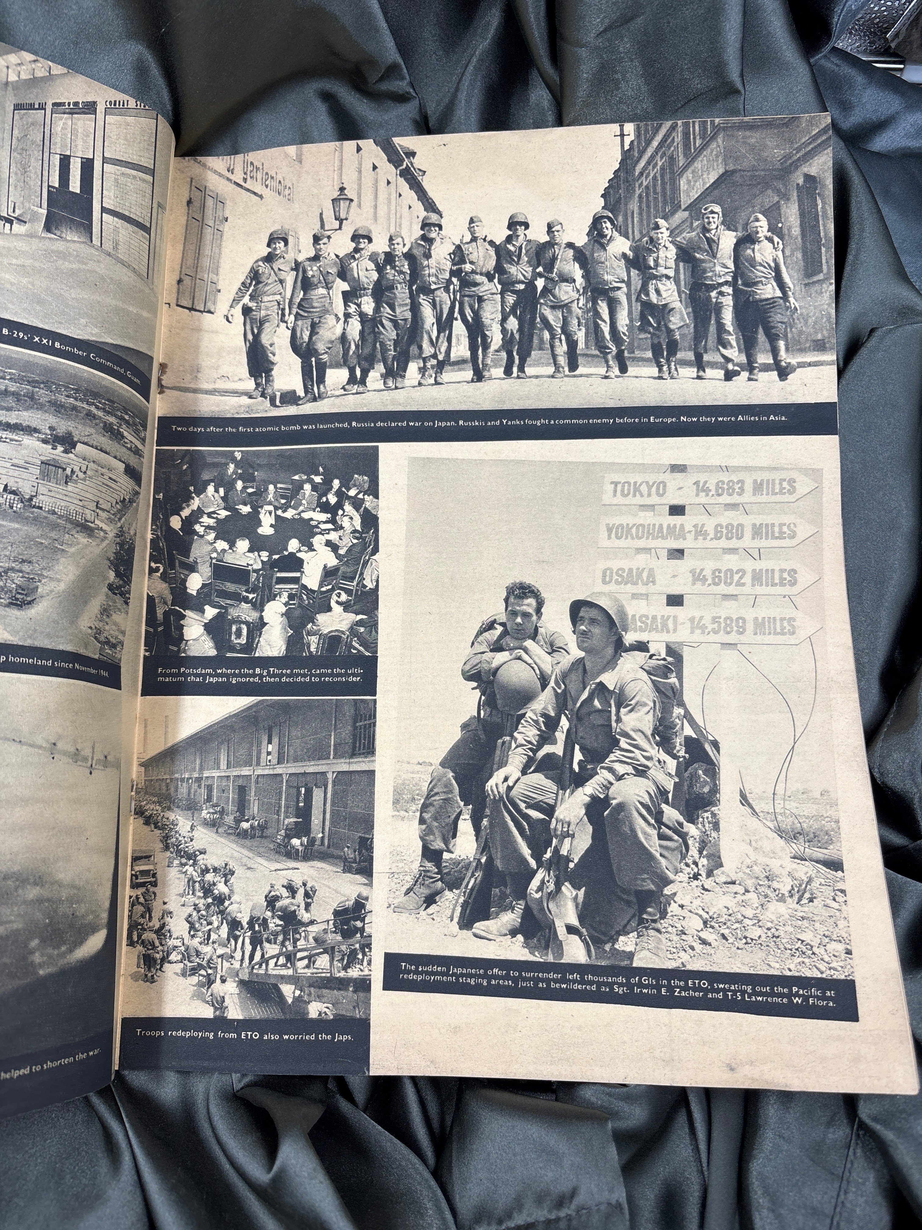 WWII US YANK MAGAZINE END OF PACIFIC CONFLICT ISSUE AUGUST 19 1945 — image 4