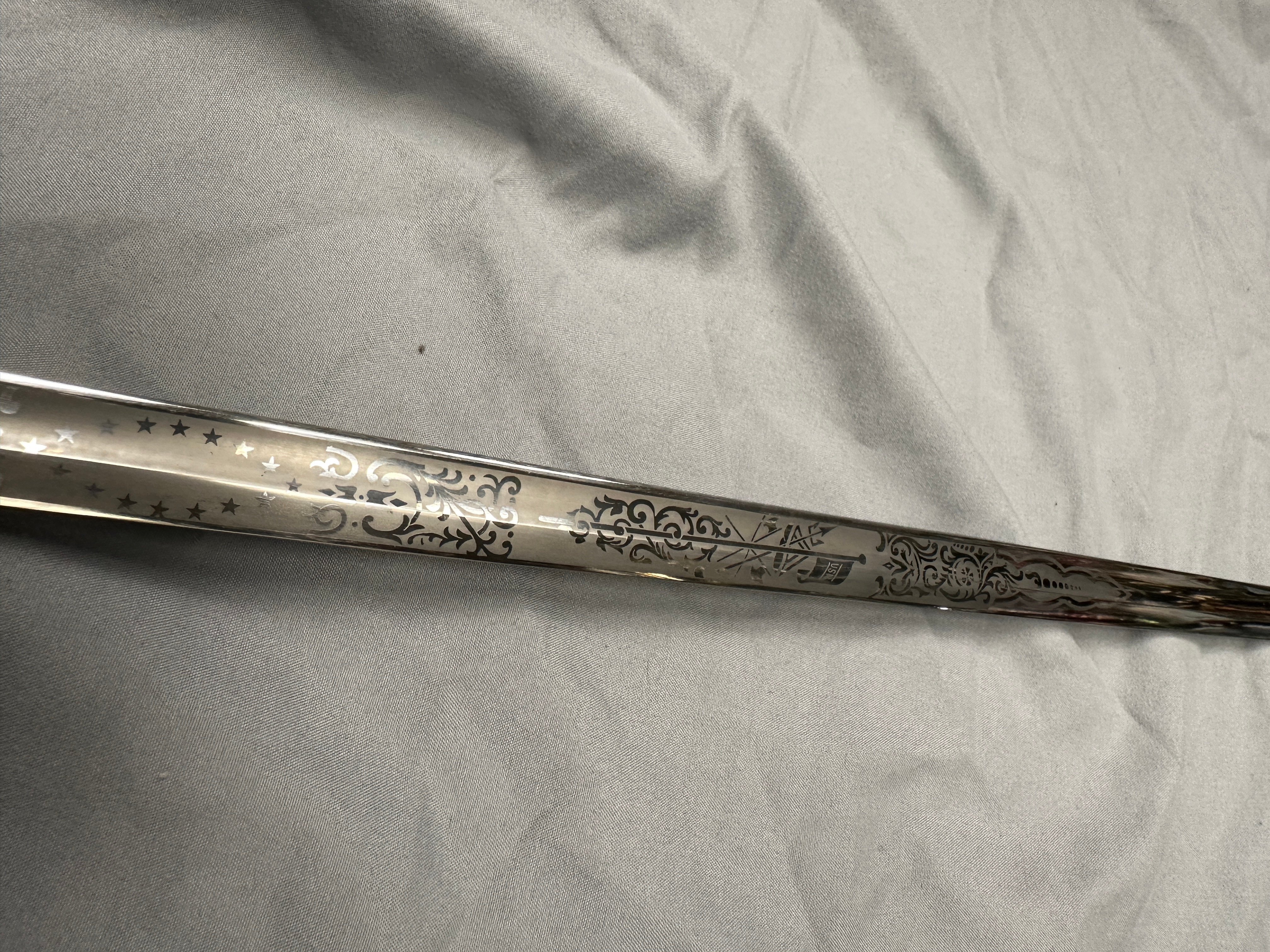 1950's-1960's US NAVY GEMSCO CEREMONIAL SWORD — image 3