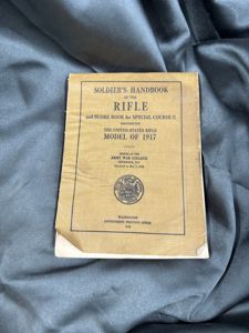 WWI US ARMY SCORE BOOK