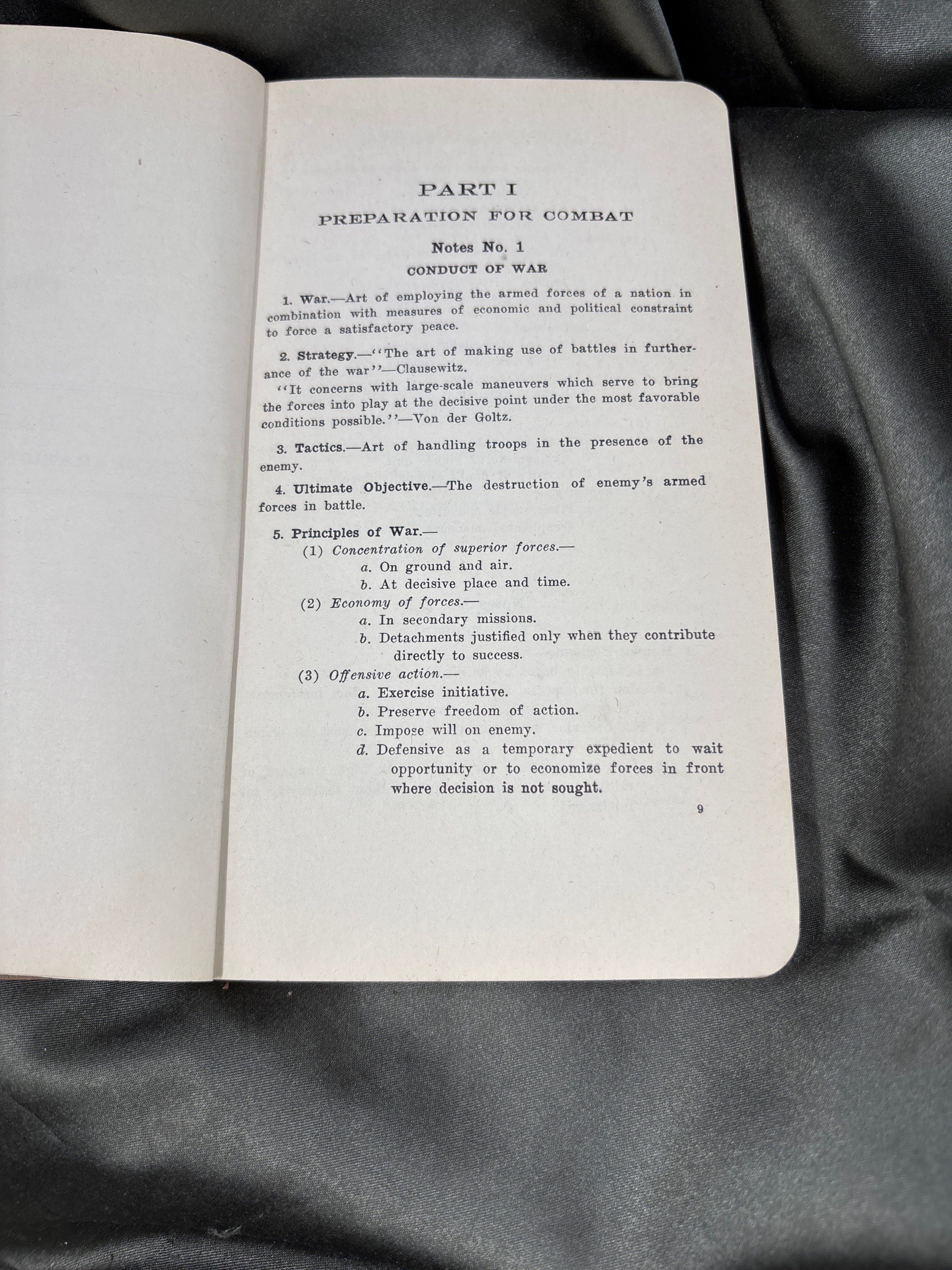 WWII US COMBAT TRAINING MANUAL — image 3